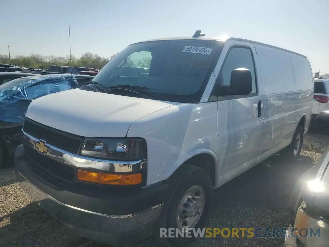 1 Photograph of a damaged car 1GCWGAF76R1103432 CHEVROLET EXPRESS 2024