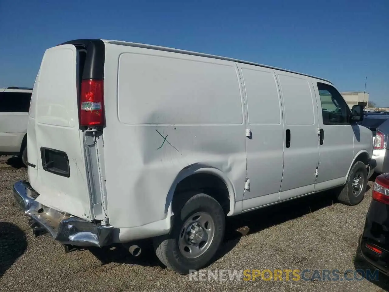 3 Photograph of a damaged car 1GCWGAF76R1103432 CHEVROLET EXPRESS 2024