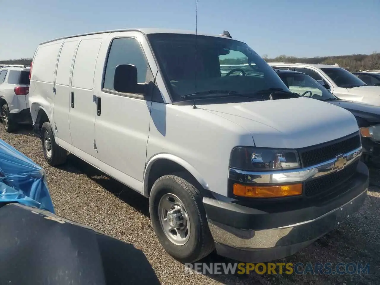 4 Photograph of a damaged car 1GCWGAF76R1103432 CHEVROLET EXPRESS 2024