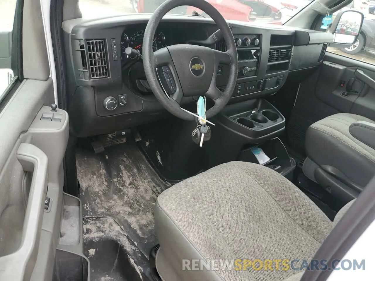 8 Photograph of a damaged car 1GCWGAF76R1103432 CHEVROLET EXPRESS 2024