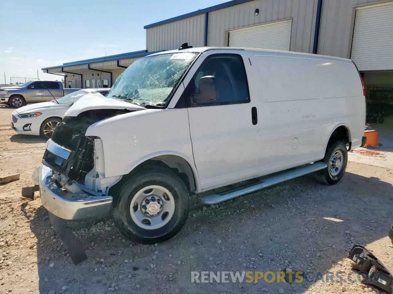 1 Photograph of a damaged car 1GCWGAFP4R1269464 CHEVROLET EXPRESS 2024