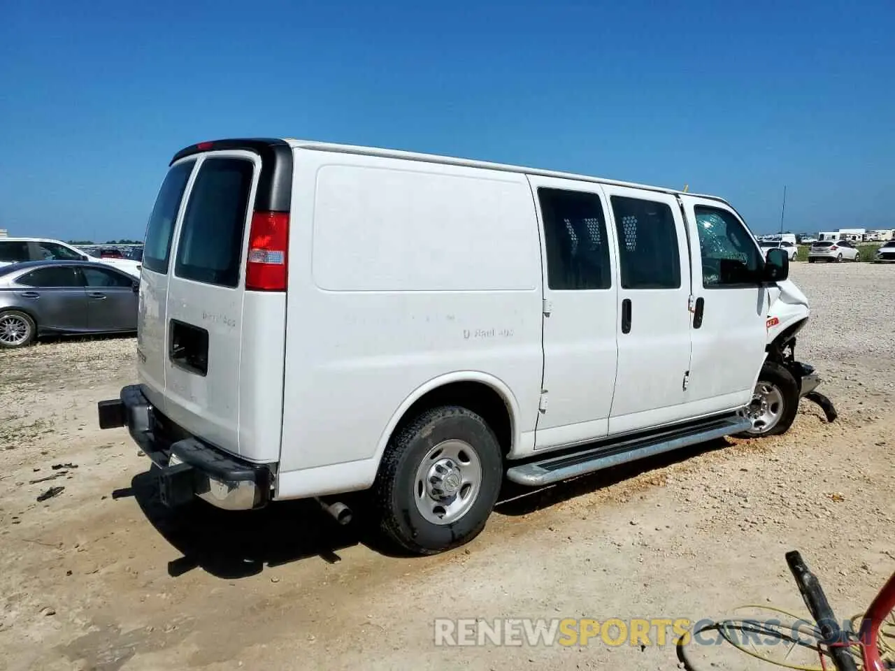 3 Photograph of a damaged car 1GCWGAFP4R1269464 CHEVROLET EXPRESS 2024