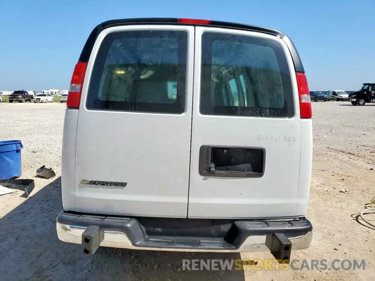 6 Photograph of a damaged car 1GCWGAFP4R1269464 CHEVROLET EXPRESS 2024