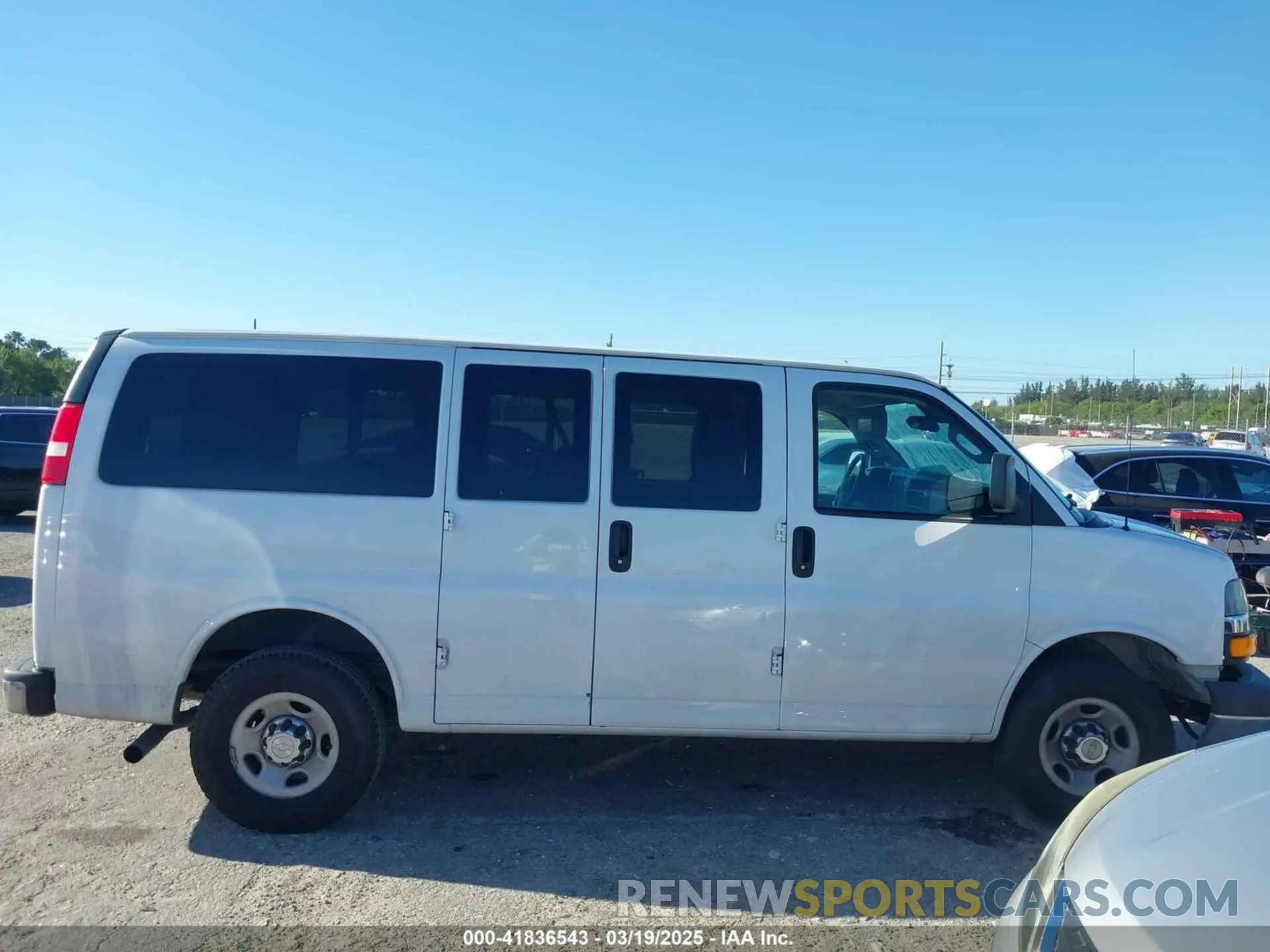13 Photograph of a damaged car 1GAWGFFG9K1256916 CHEVROLET EXPRESS 2500 2019