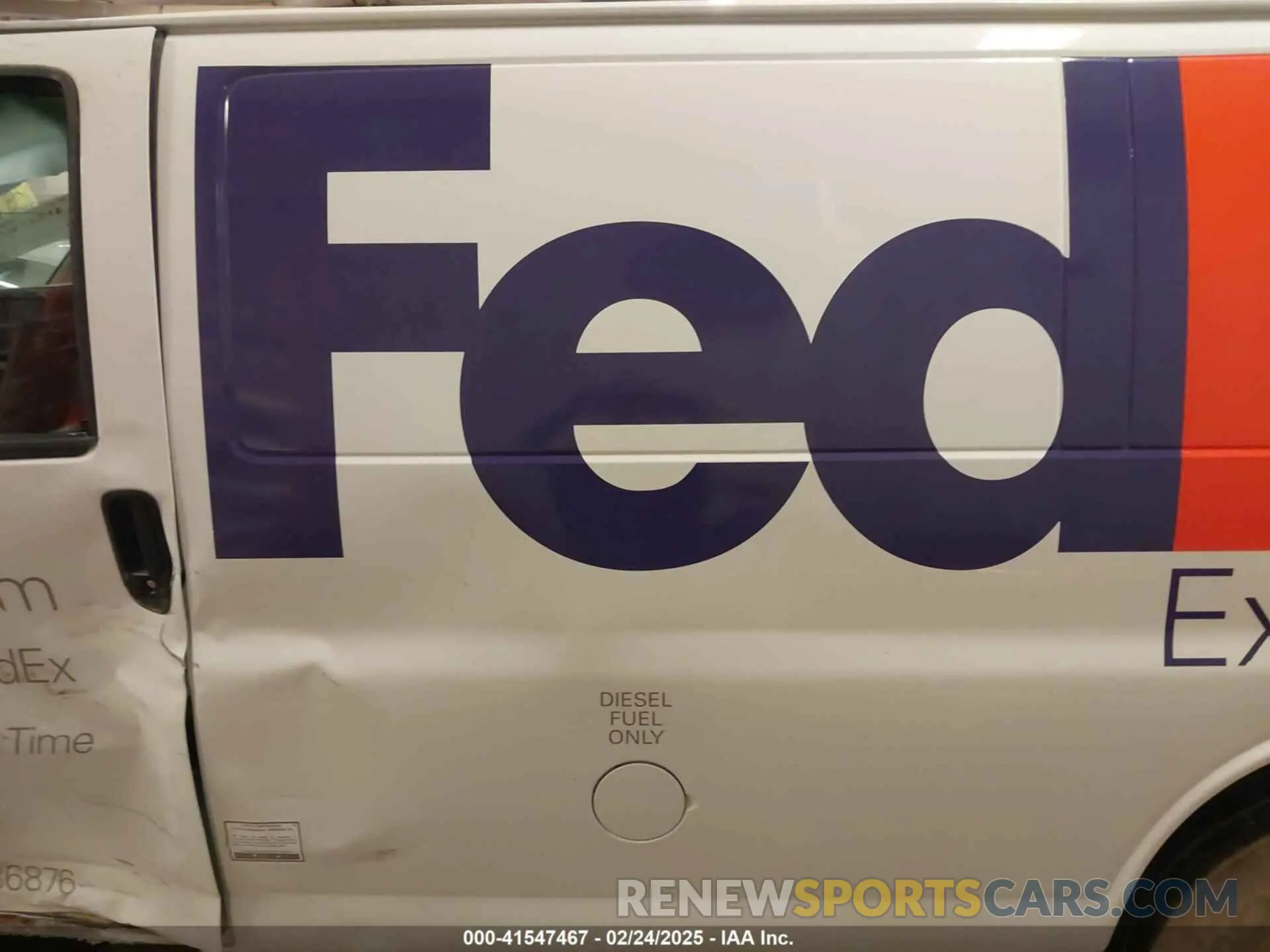 14 Photograph of a damaged car 1GCWGAF10K1253120 CHEVROLET EXPRESS 2500 2019