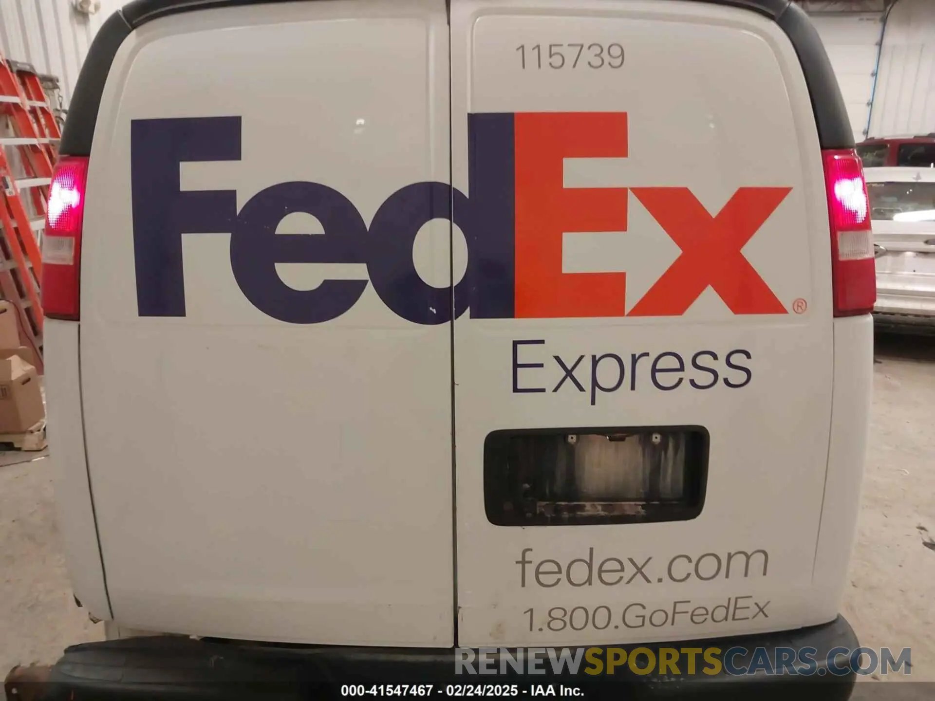 16 Photograph of a damaged car 1GCWGAF10K1253120 CHEVROLET EXPRESS 2500 2019