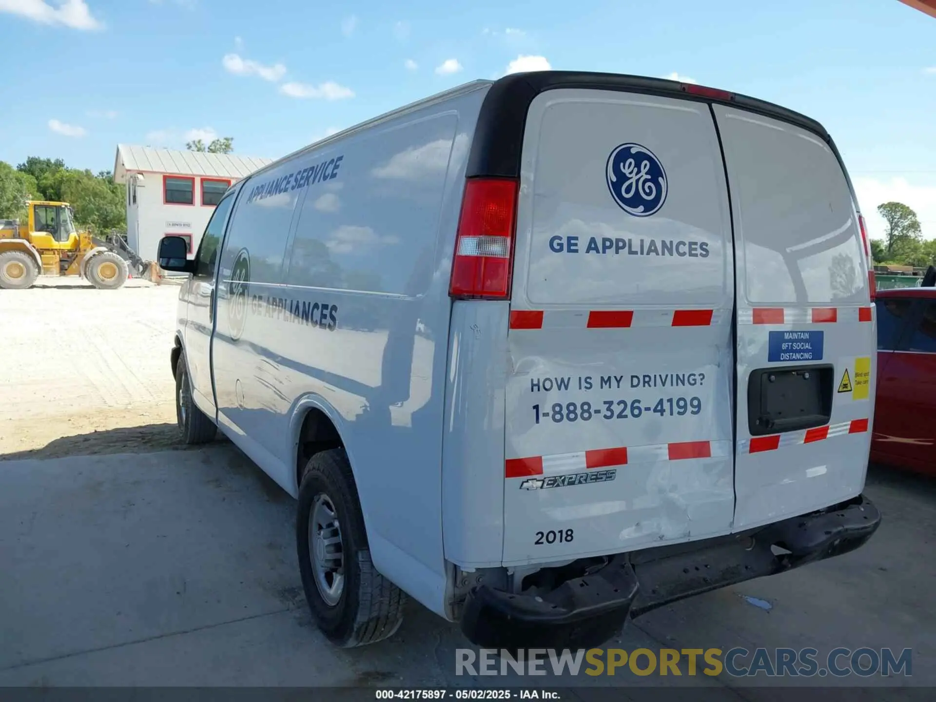 3 Photograph of a damaged car 1GCWGAFG1K1232961 CHEVROLET EXPRESS 2500 2019