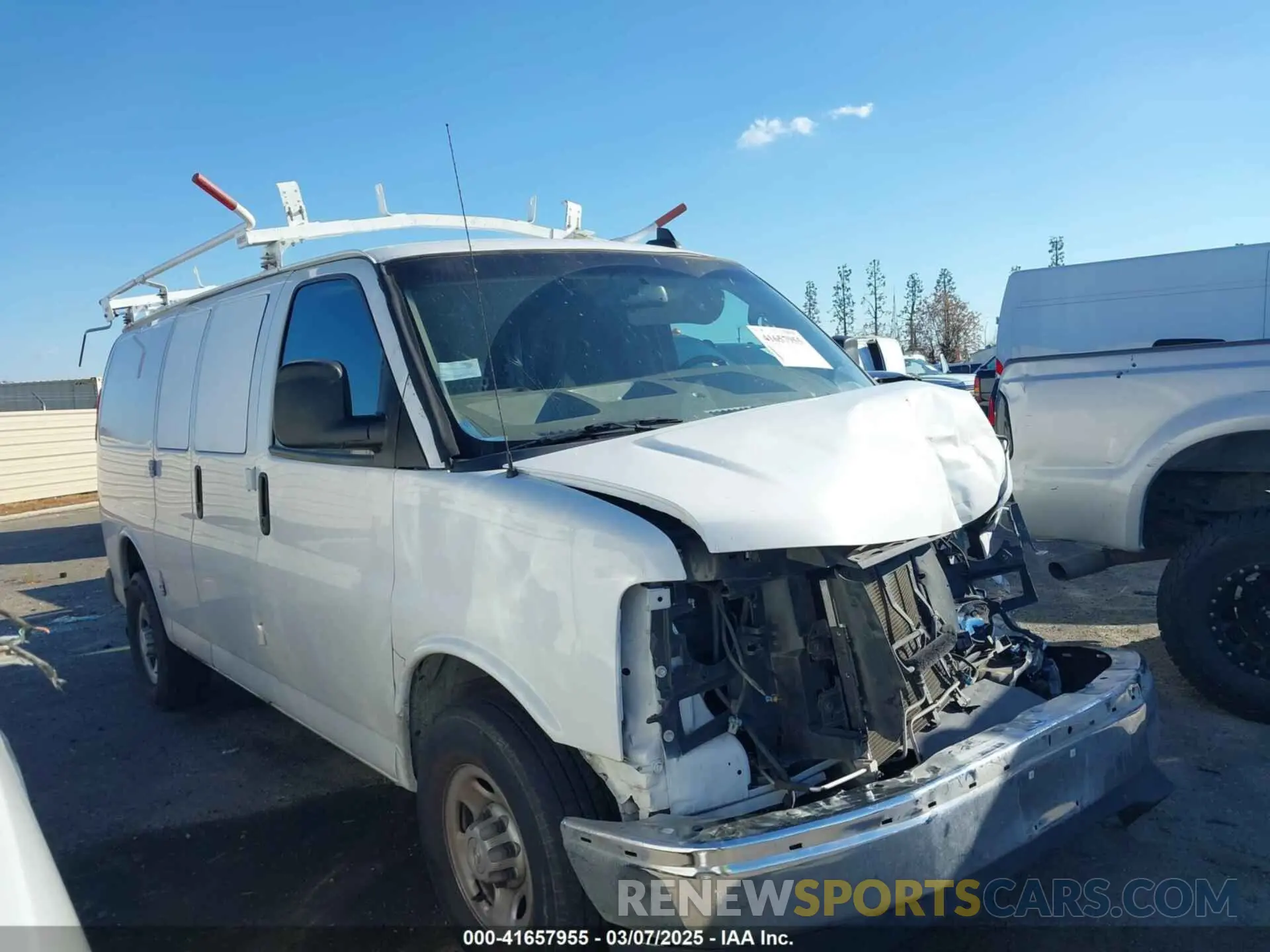 13 Photograph of a damaged car 1GCWGAFG1K1356664 CHEVROLET EXPRESS 2500 2019