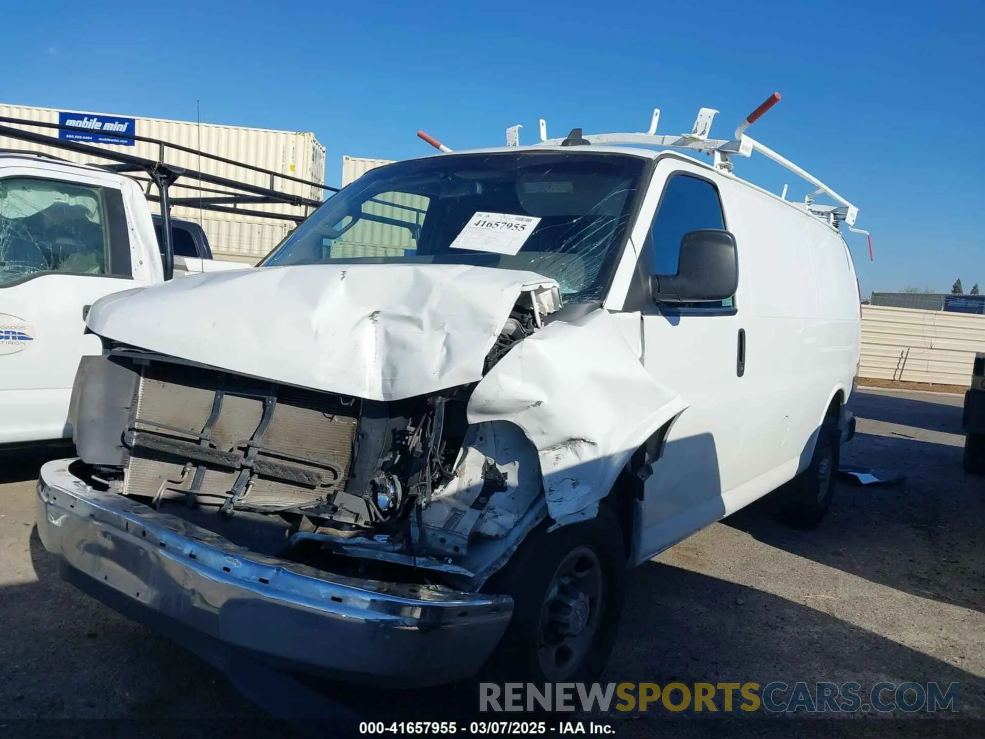 14 Photograph of a damaged car 1GCWGAFG1K1356664 CHEVROLET EXPRESS 2500 2019