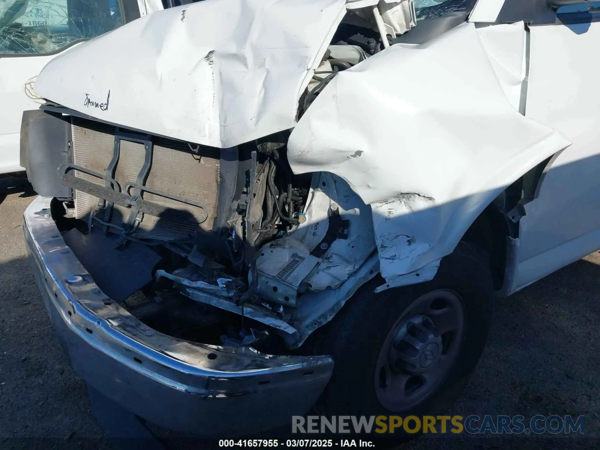 19 Photograph of a damaged car 1GCWGAFG1K1356664 CHEVROLET EXPRESS 2500 2019
