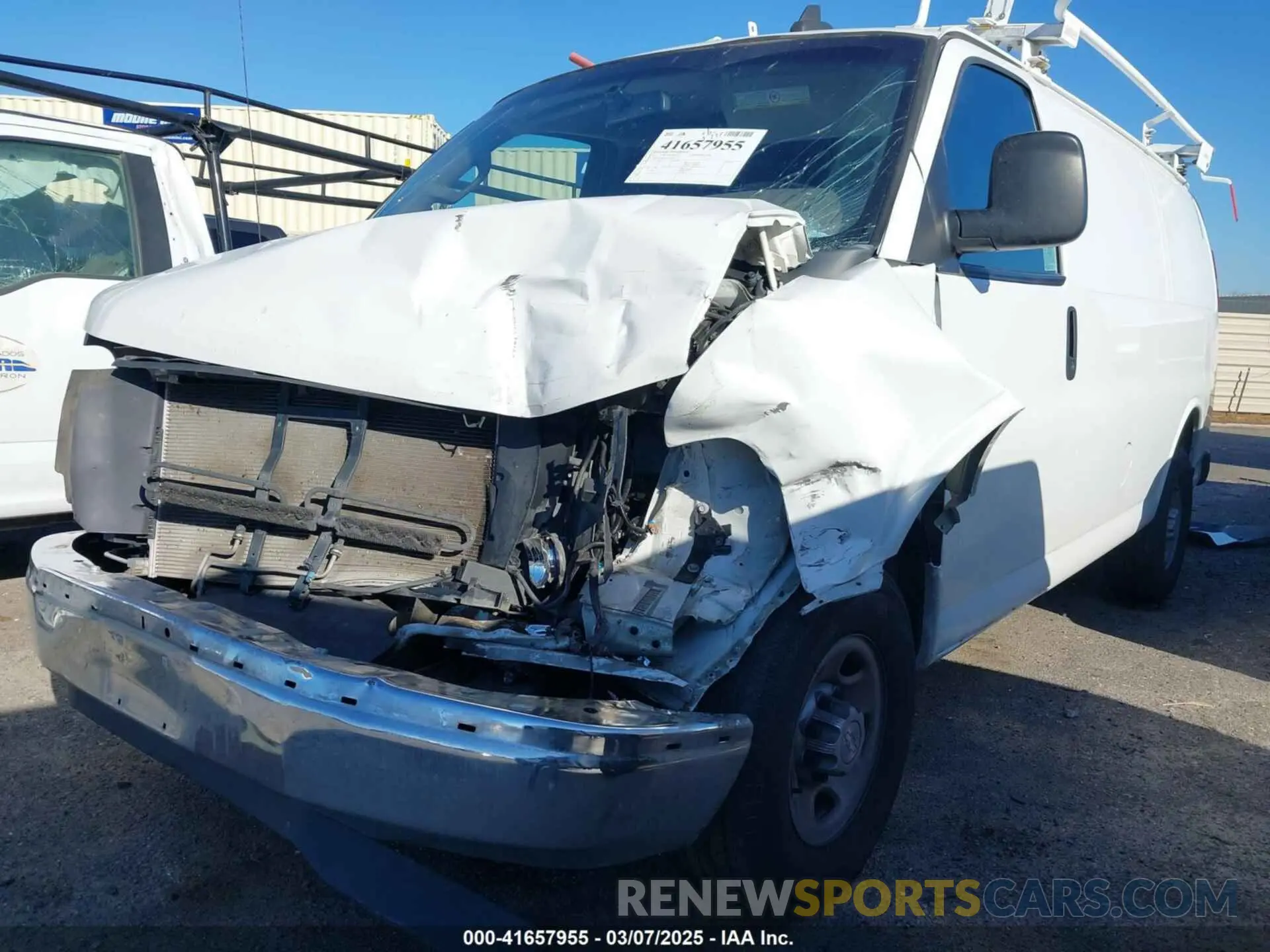 6 Photograph of a damaged car 1GCWGAFG1K1356664 CHEVROLET EXPRESS 2500 2019