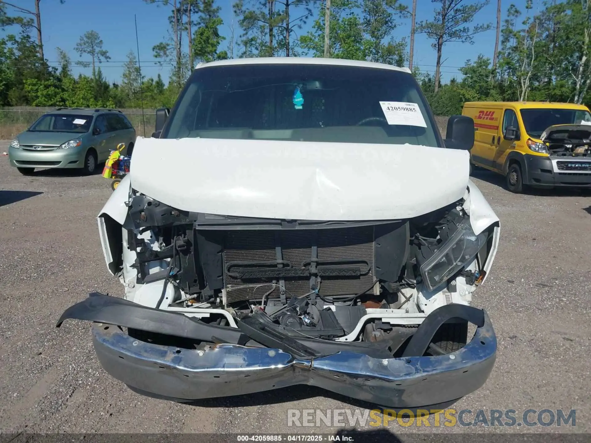 12 Photograph of a damaged car 1GCWGAFG4K1266716 CHEVROLET EXPRESS 2500 2019
