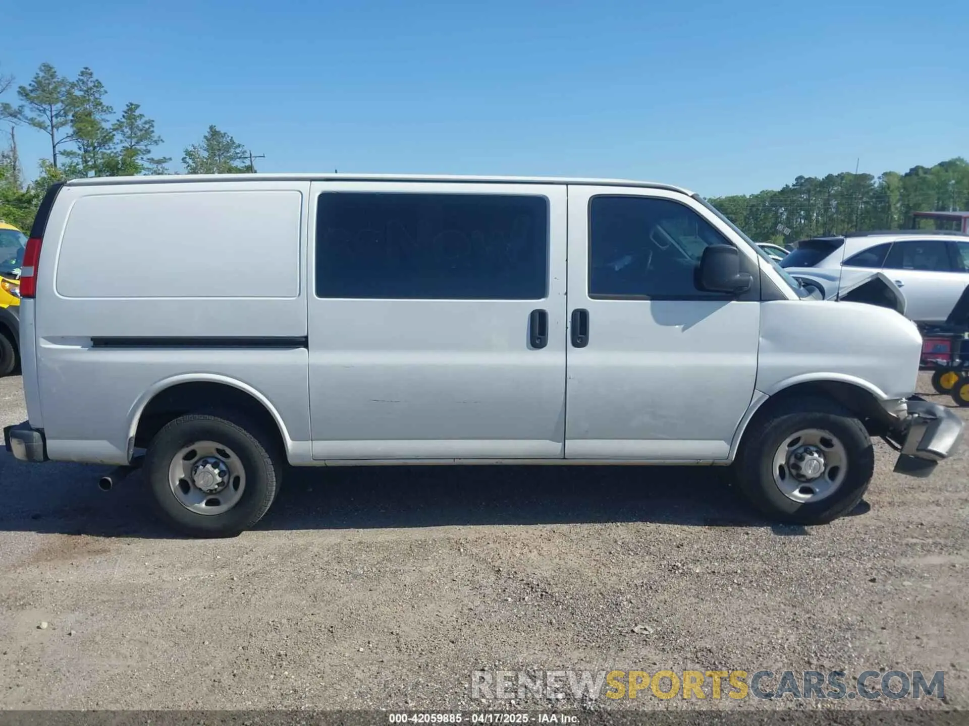 13 Photograph of a damaged car 1GCWGAFG4K1266716 CHEVROLET EXPRESS 2500 2019