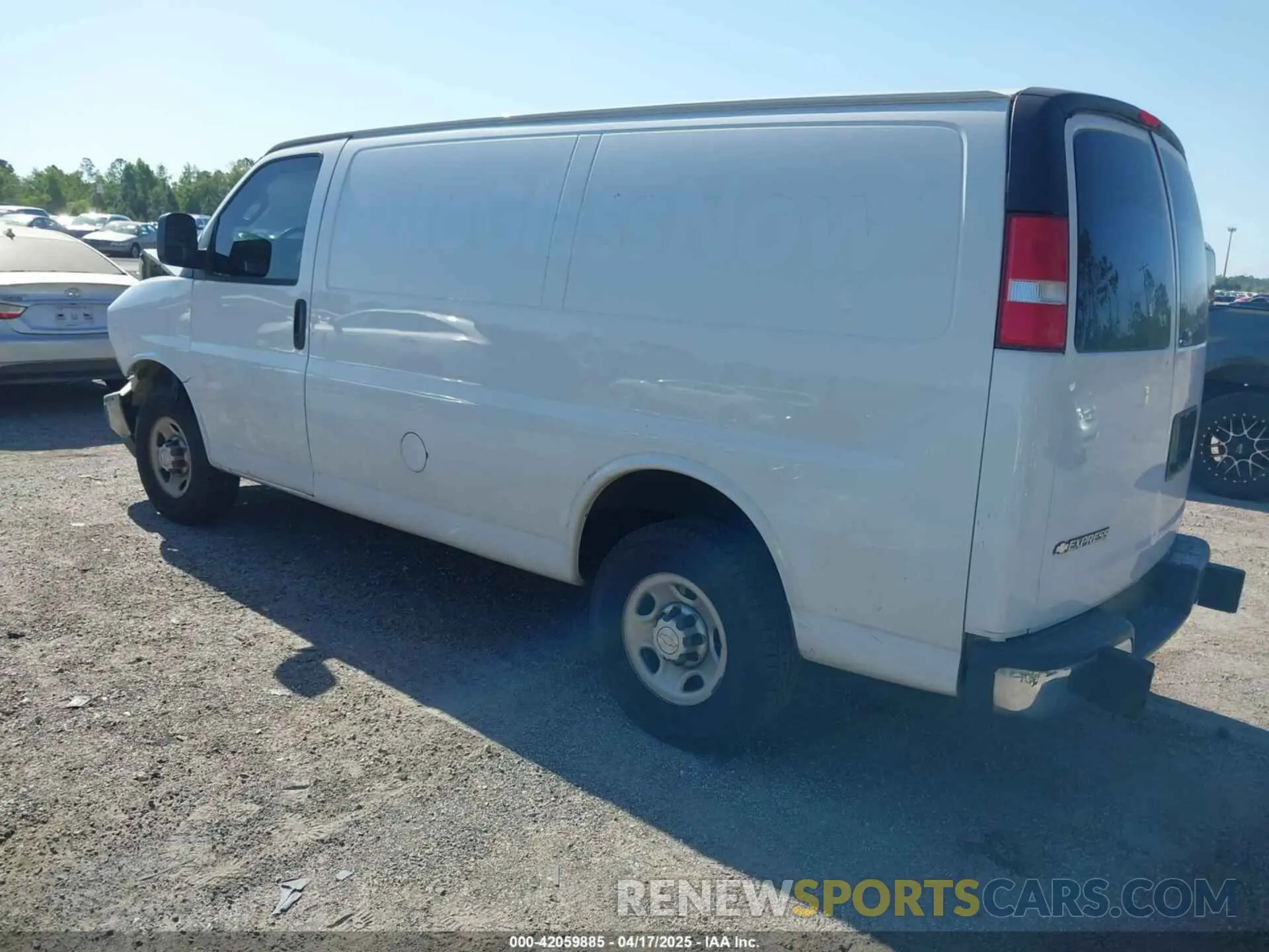3 Photograph of a damaged car 1GCWGAFG4K1266716 CHEVROLET EXPRESS 2500 2019