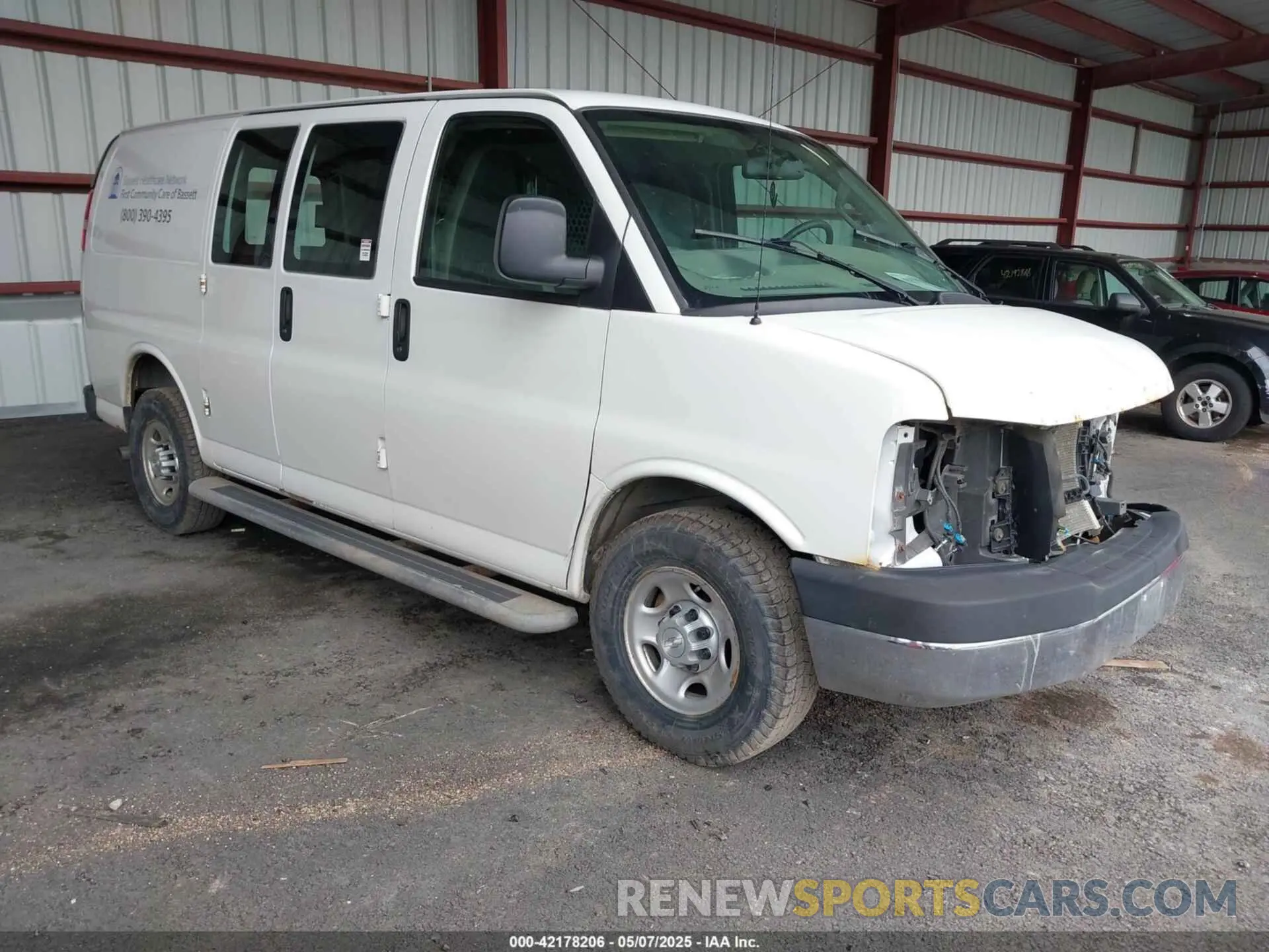 1 Photograph of a damaged car 1GCWGAFG5K1218772 CHEVROLET EXPRESS 2500 2019