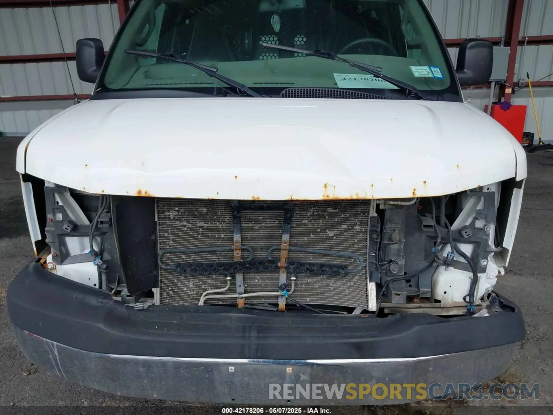 6 Photograph of a damaged car 1GCWGAFG5K1218772 CHEVROLET EXPRESS 2500 2019