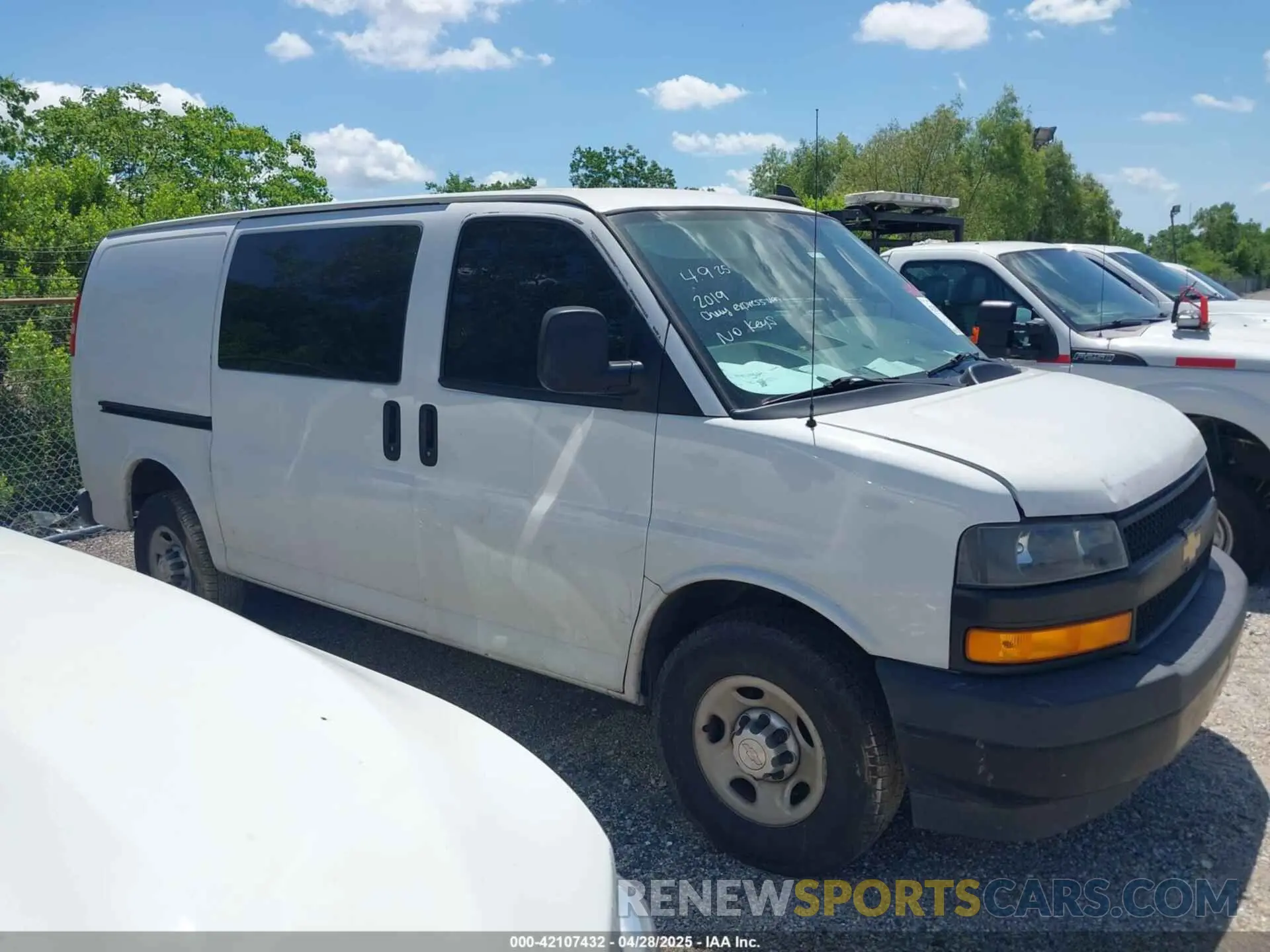 12 Photograph of a damaged car 1GCWGAFG8K1365250 CHEVROLET EXPRESS 2500 2019