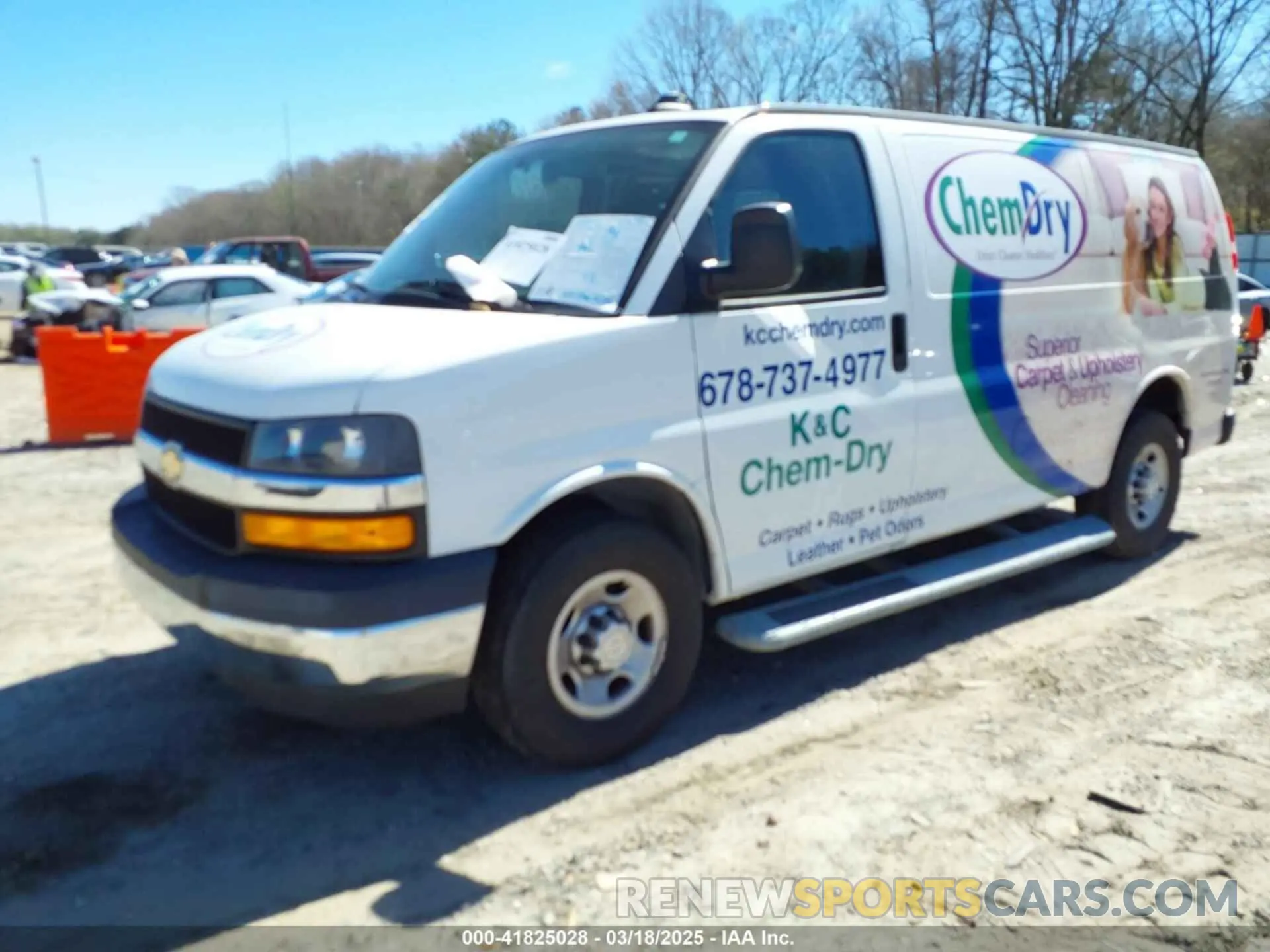 2 Photograph of a damaged car 1GCWGAFG9K1277324 CHEVROLET EXPRESS 2500 2019