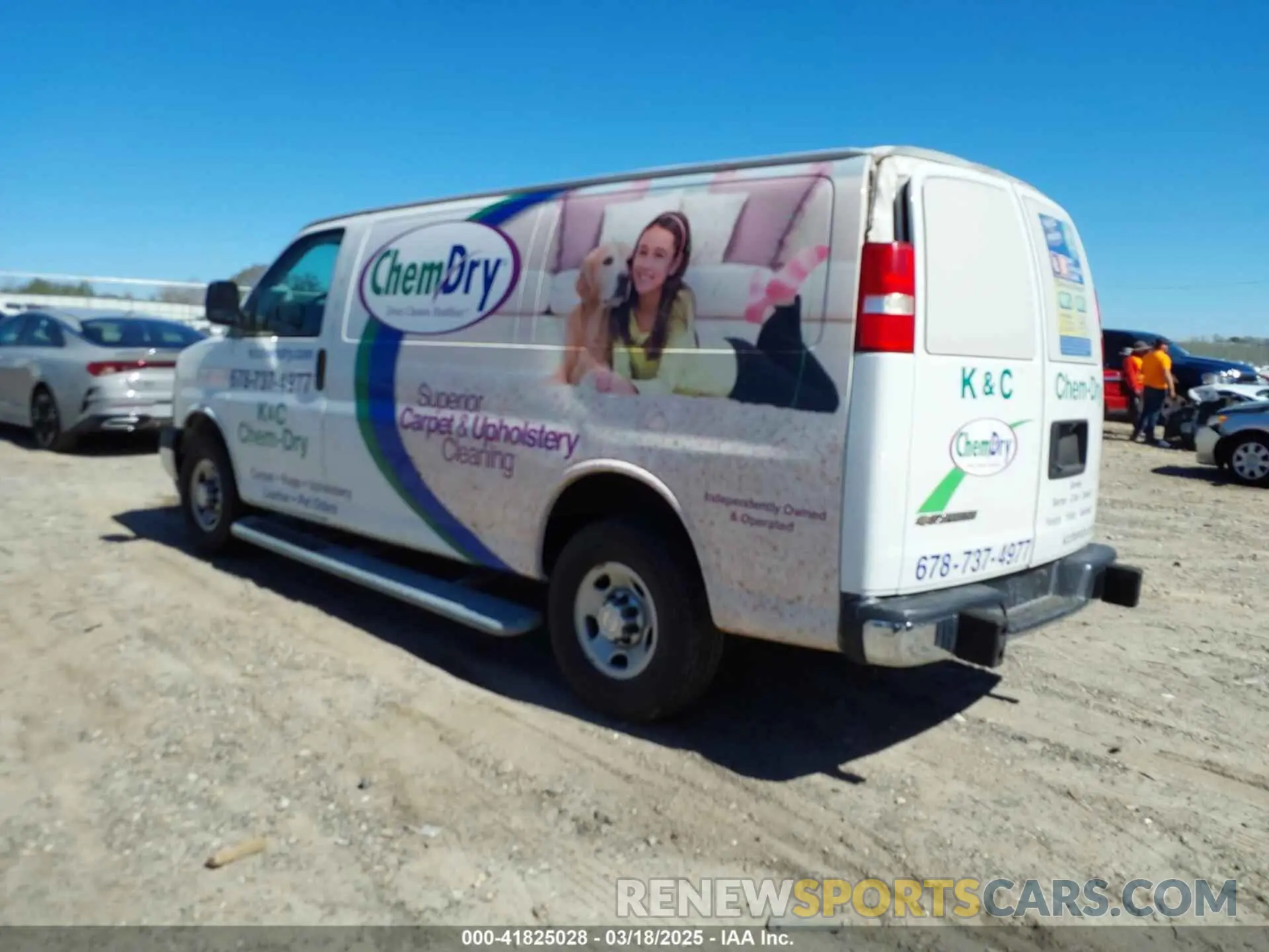 3 Photograph of a damaged car 1GCWGAFG9K1277324 CHEVROLET EXPRESS 2500 2019