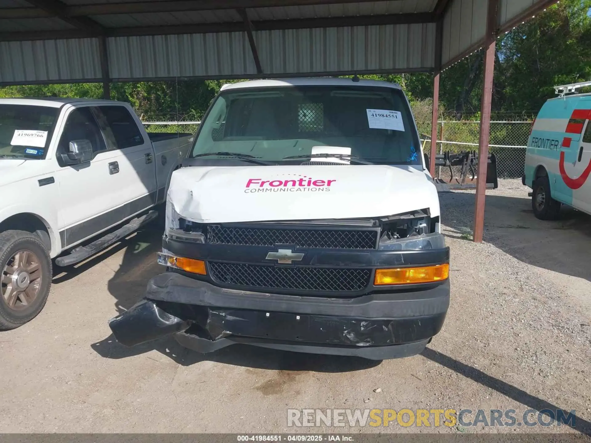 13 Photograph of a damaged car 1GCWGAFP0K1163129 CHEVROLET EXPRESS 2500 2019