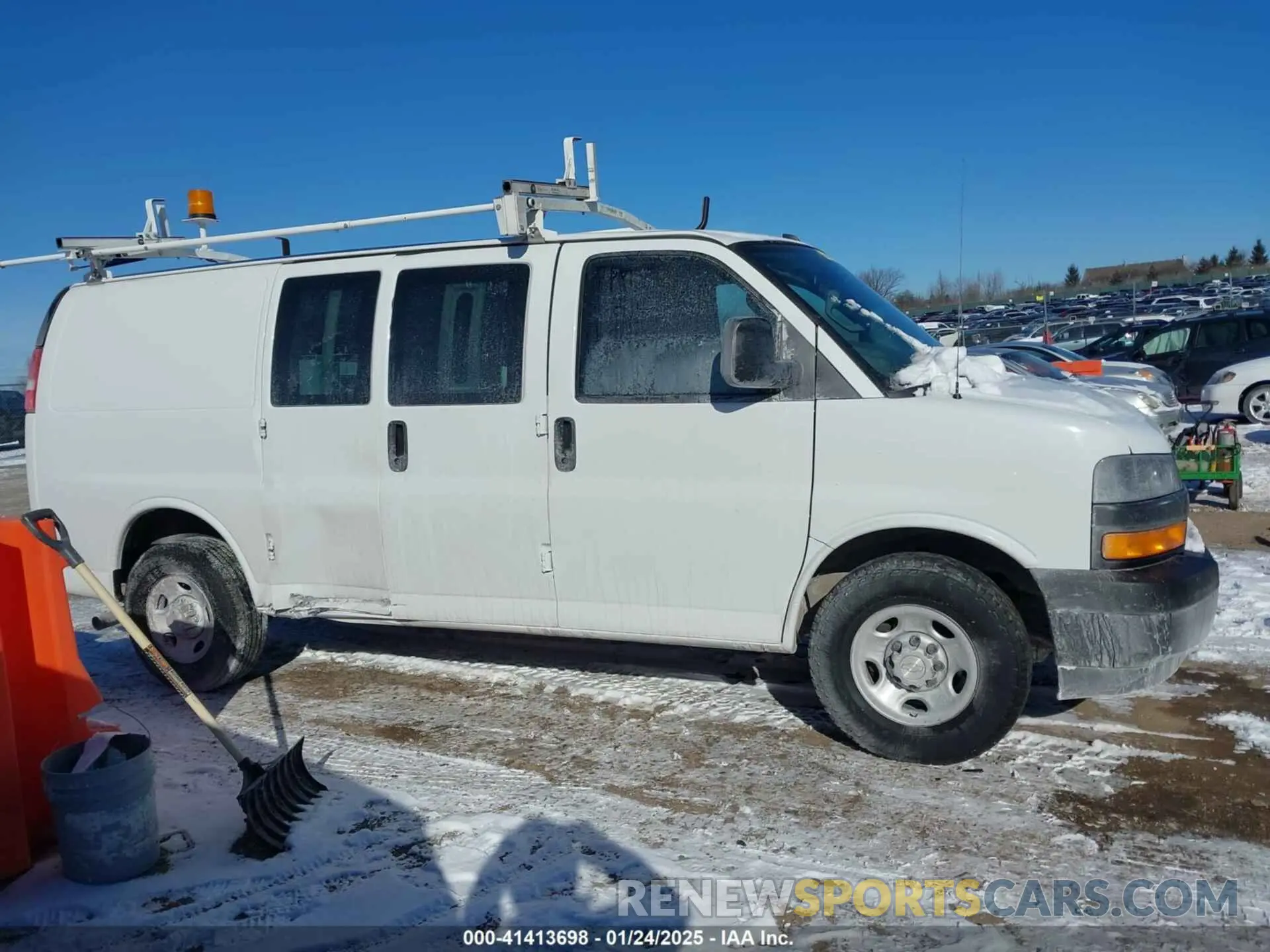13 Photograph of a damaged car 1GCWGAFP2K1165836 CHEVROLET EXPRESS 2500 2019