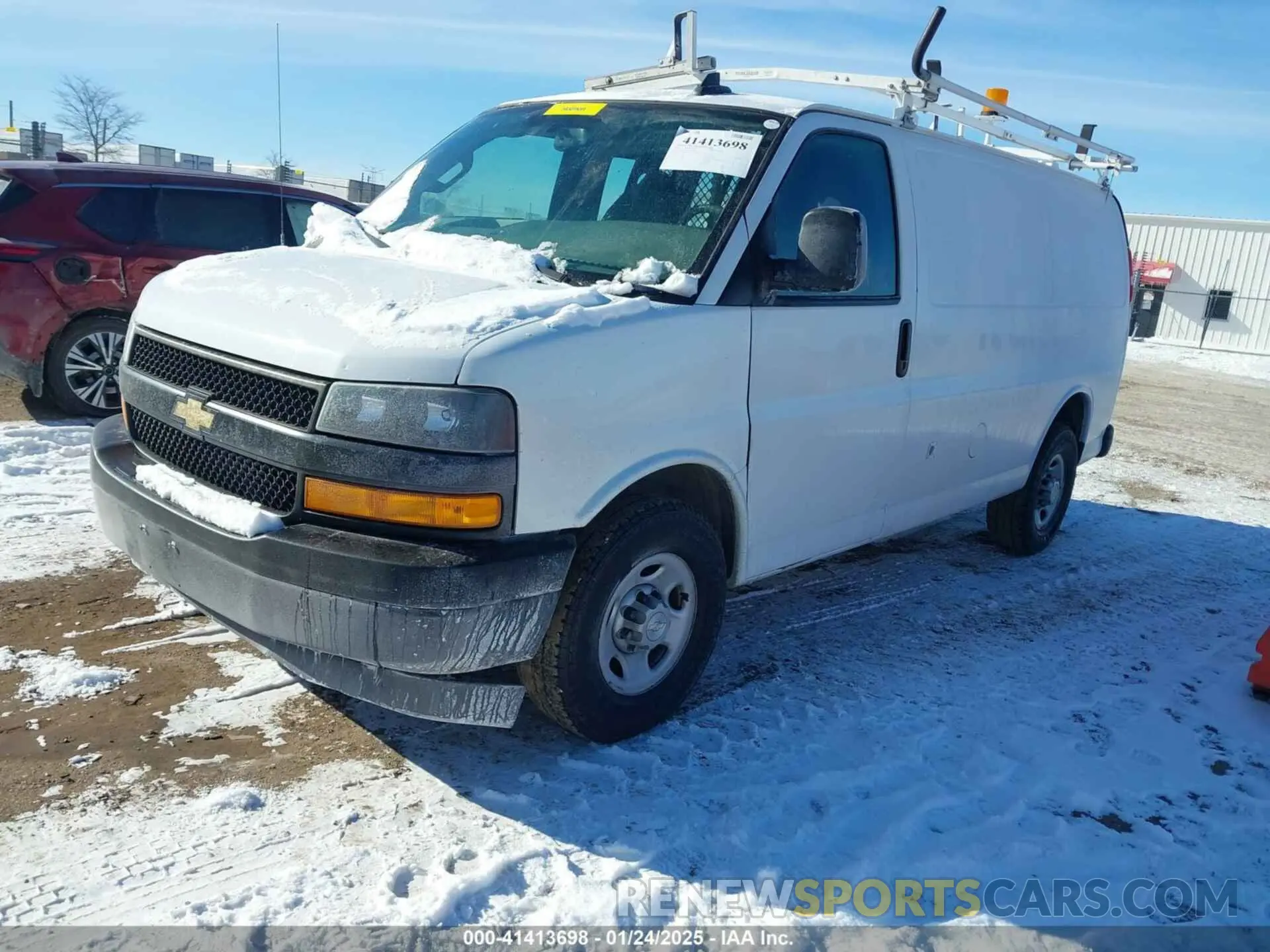 2 Photograph of a damaged car 1GCWGAFP2K1165836 CHEVROLET EXPRESS 2500 2019