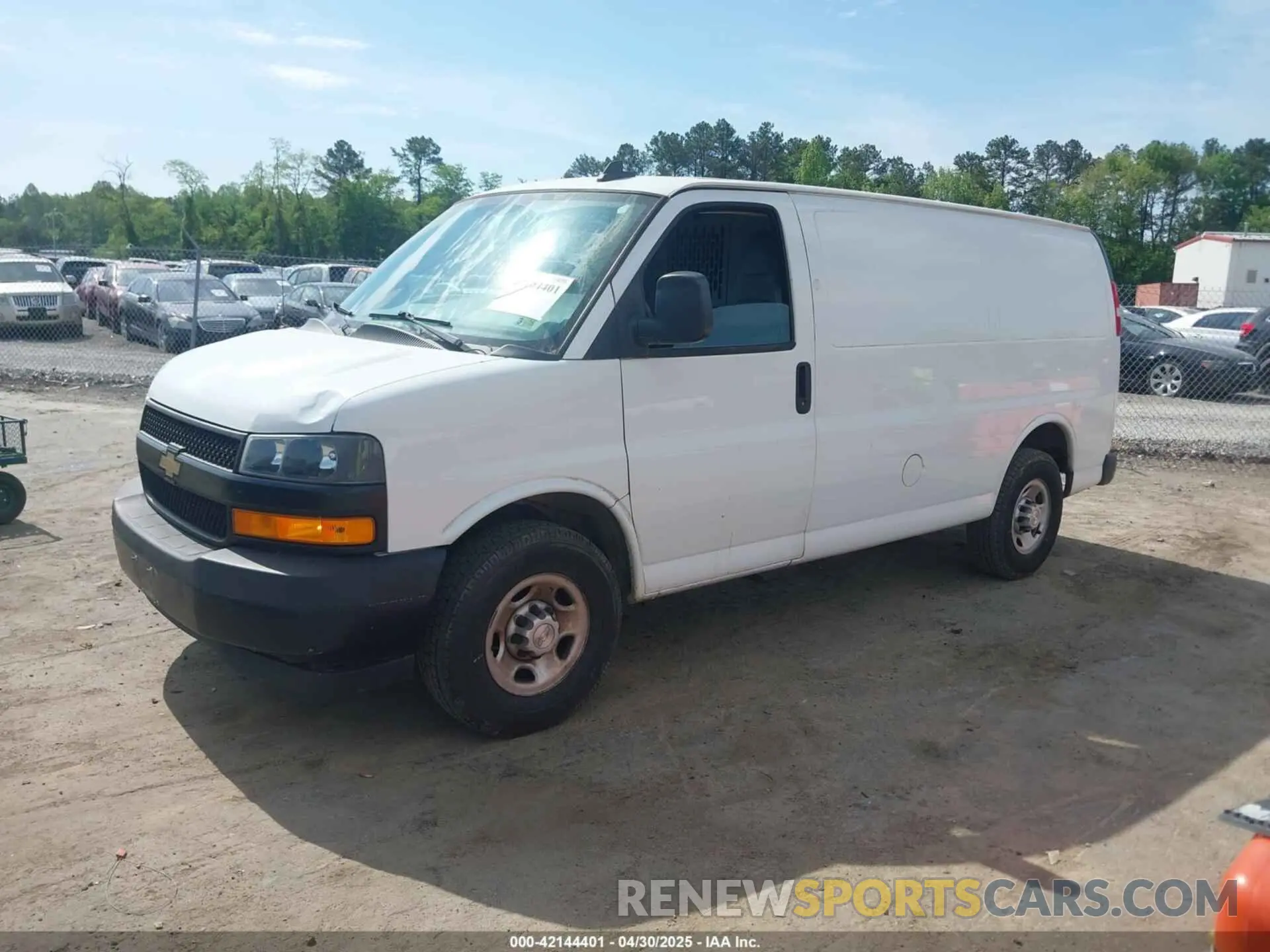 2 Photograph of a damaged car 1GCWGAFP2K1241541 CHEVROLET EXPRESS 2500 2019
