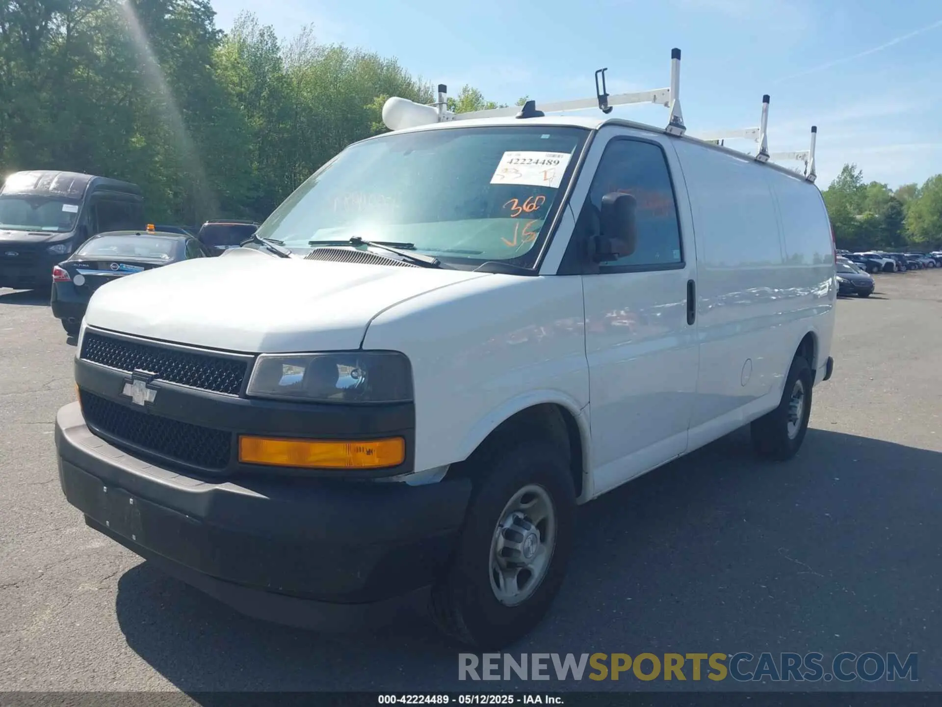 2 Photograph of a damaged car 1GCWGAFP2K1251874 CHEVROLET EXPRESS 2500 2019