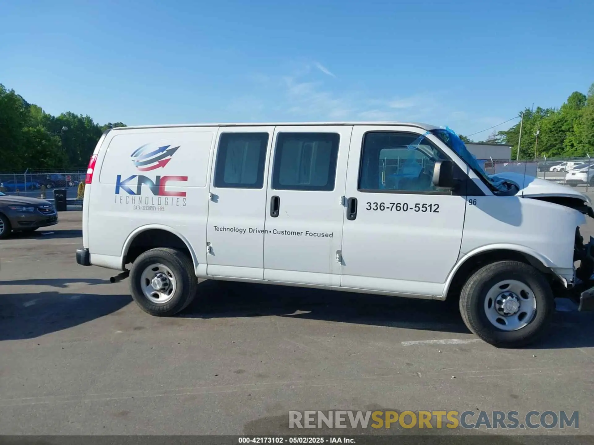 12 Photograph of a damaged car 1GCWGAFP2K1274068 CHEVROLET EXPRESS 2500 2019