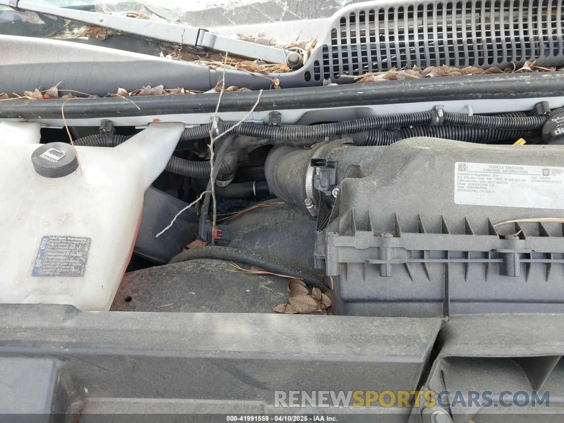 10 Photograph of a damaged car 1GCWGAFP2K1347973 CHEVROLET EXPRESS 2500 2019