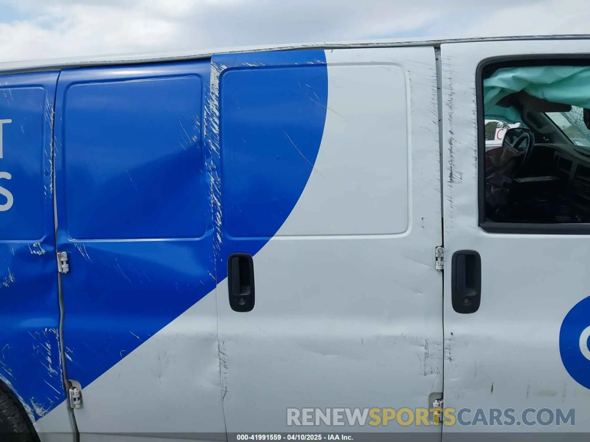 13 Photograph of a damaged car 1GCWGAFP2K1347973 CHEVROLET EXPRESS 2500 2019