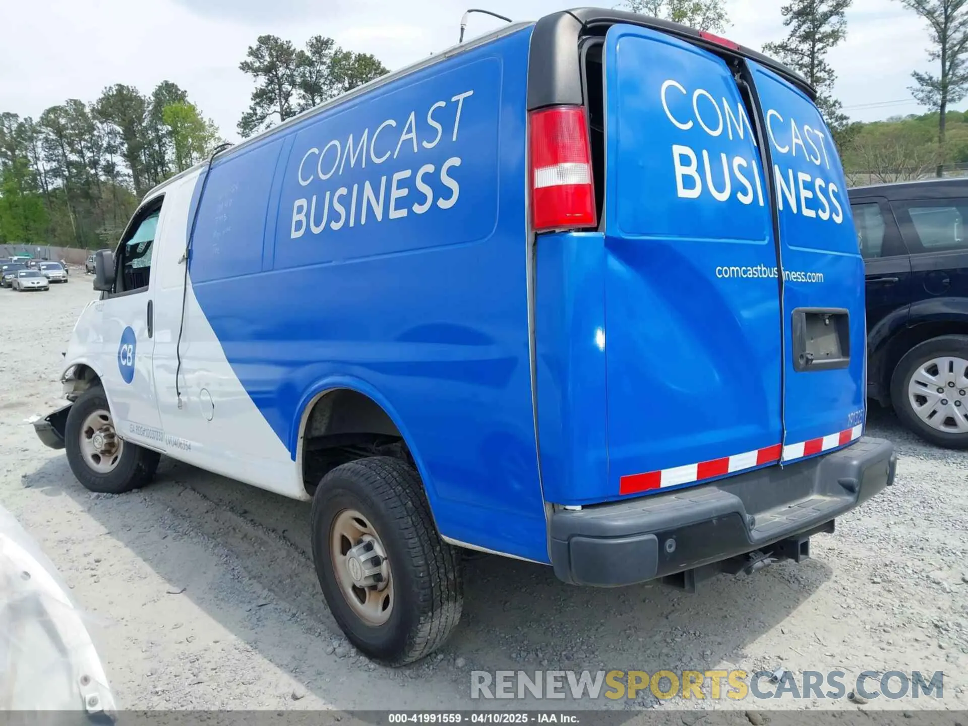 3 Photograph of a damaged car 1GCWGAFP2K1347973 CHEVROLET EXPRESS 2500 2019