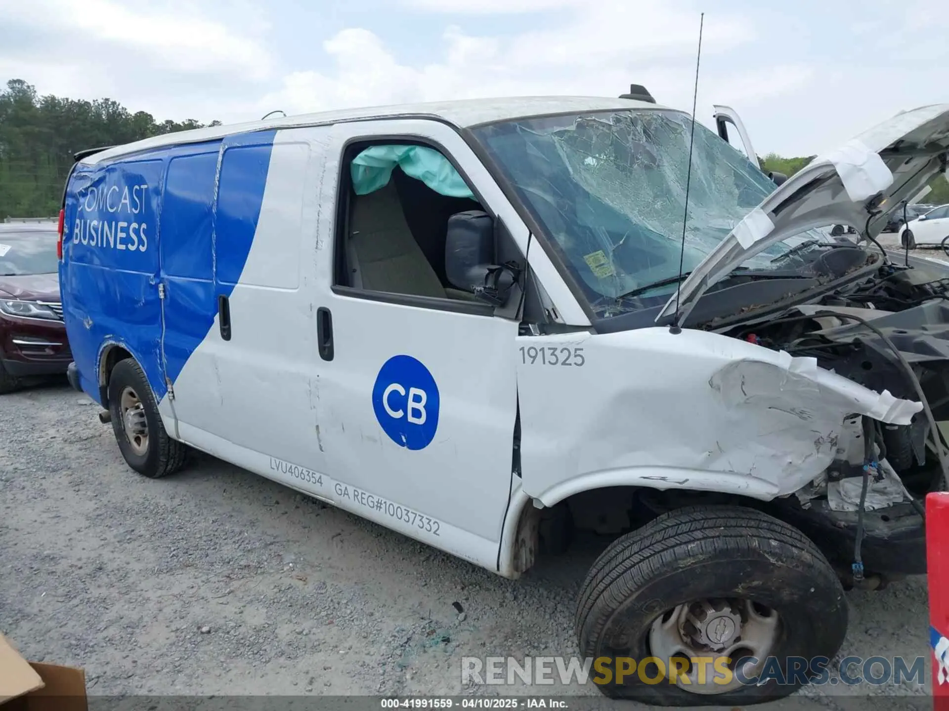 6 Photograph of a damaged car 1GCWGAFP2K1347973 CHEVROLET EXPRESS 2500 2019