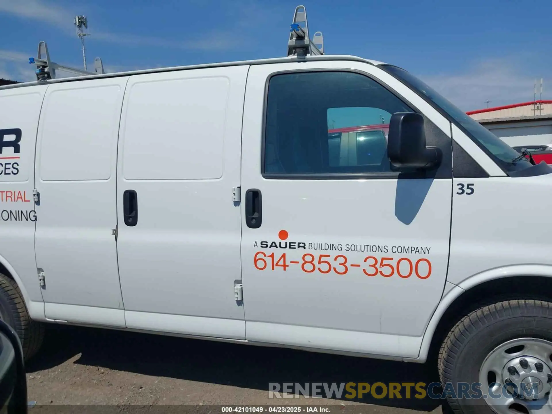 13 Photograph of a damaged car 1GCWGAFP3K1249390 CHEVROLET EXPRESS 2500 2019