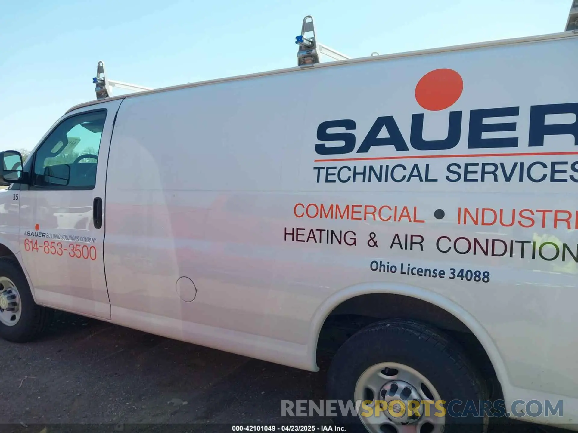 14 Photograph of a damaged car 1GCWGAFP3K1249390 CHEVROLET EXPRESS 2500 2019
