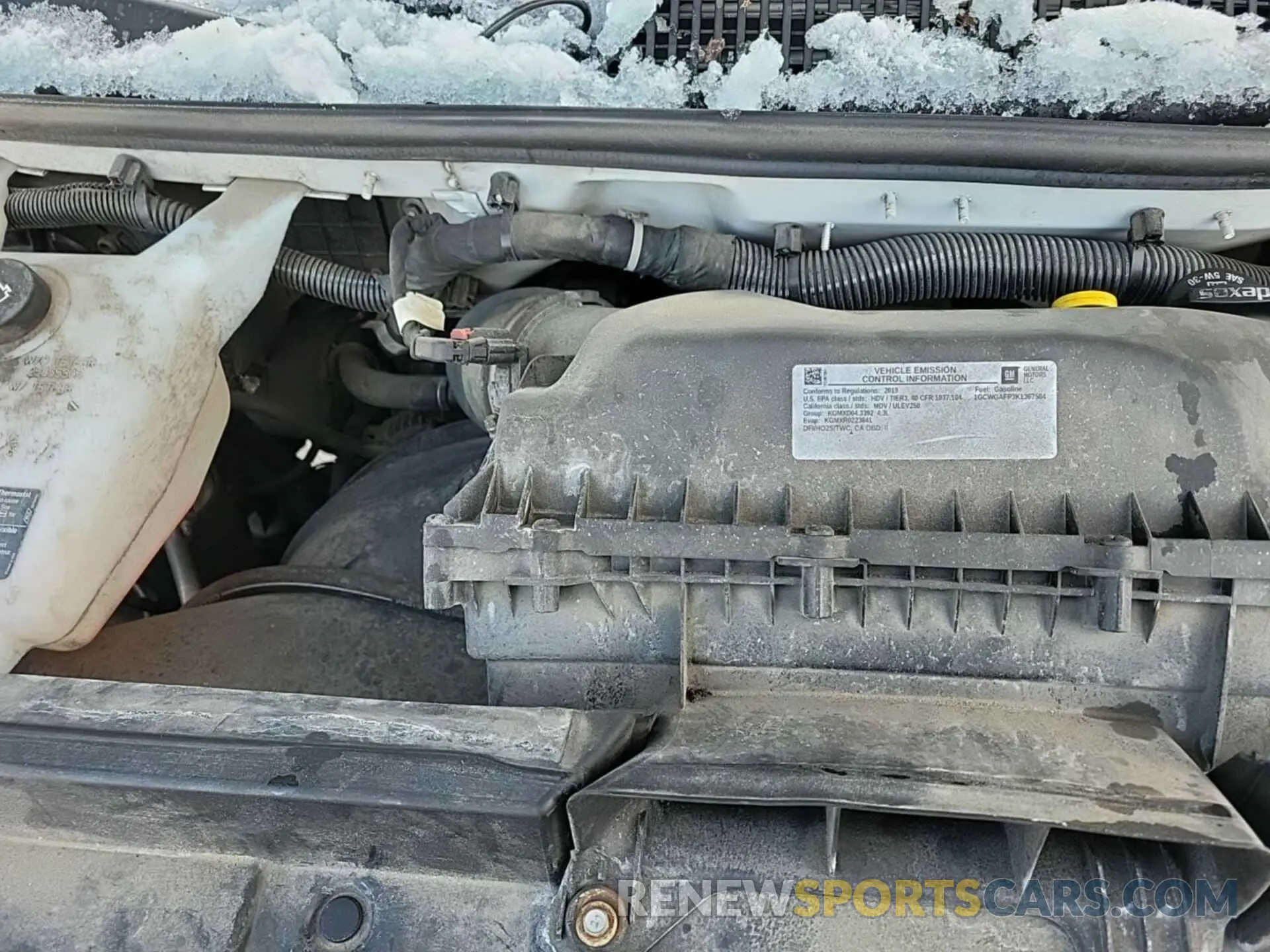 13 Photograph of a damaged car 1GCWGAFP3K1367584 CHEVROLET EXPRESS 2500 2019