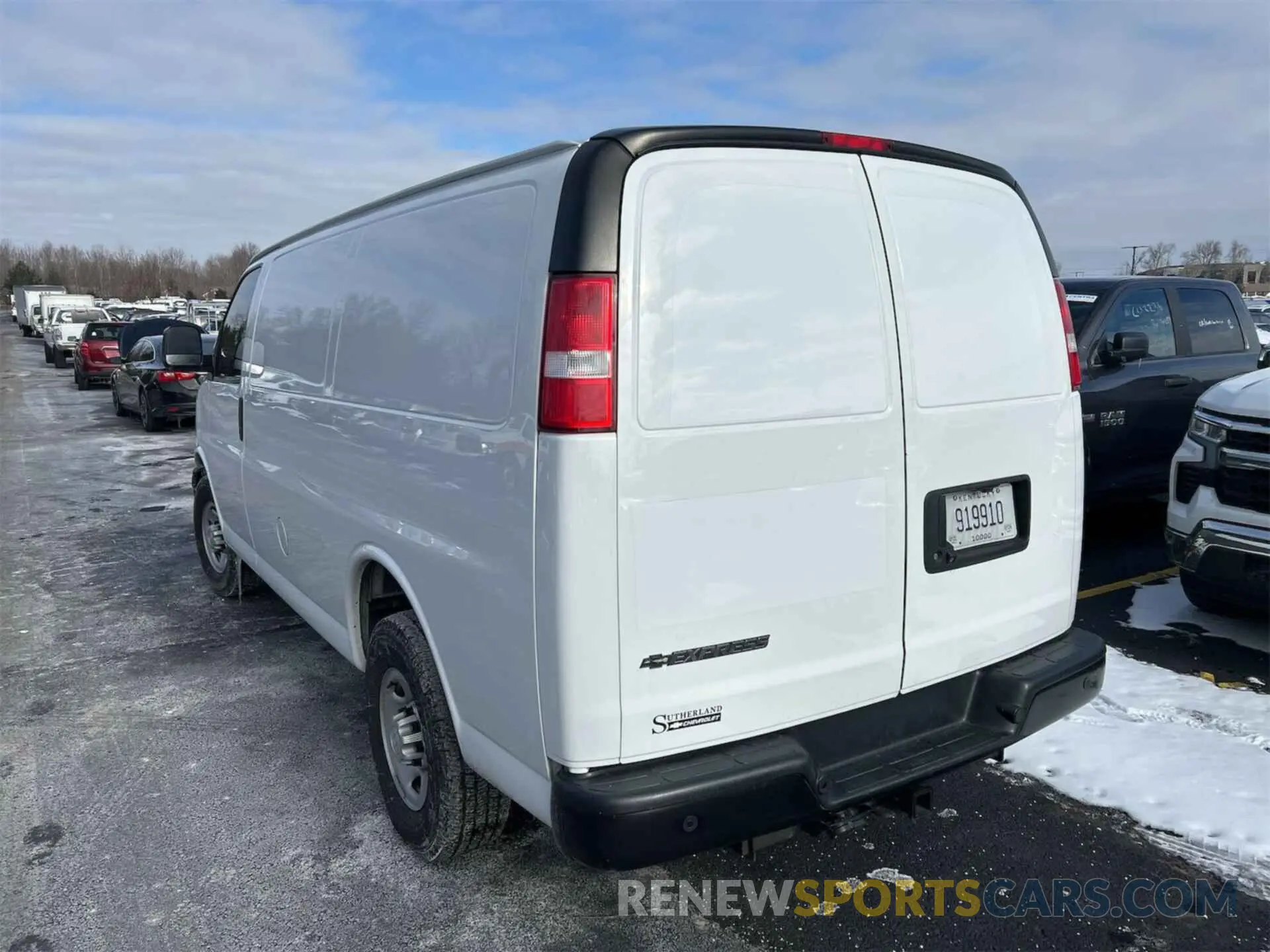 14 Photograph of a damaged car 1GCWGAFP3K1367584 CHEVROLET EXPRESS 2500 2019