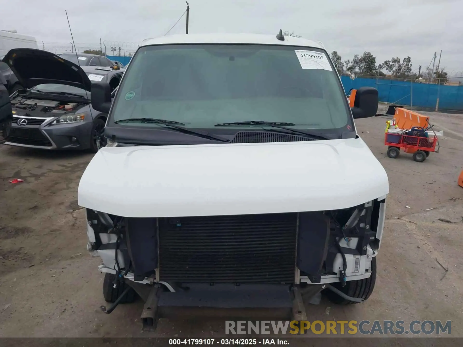 13 Photograph of a damaged car 1GCWGAFP6K1243793 CHEVROLET EXPRESS 2500 2019