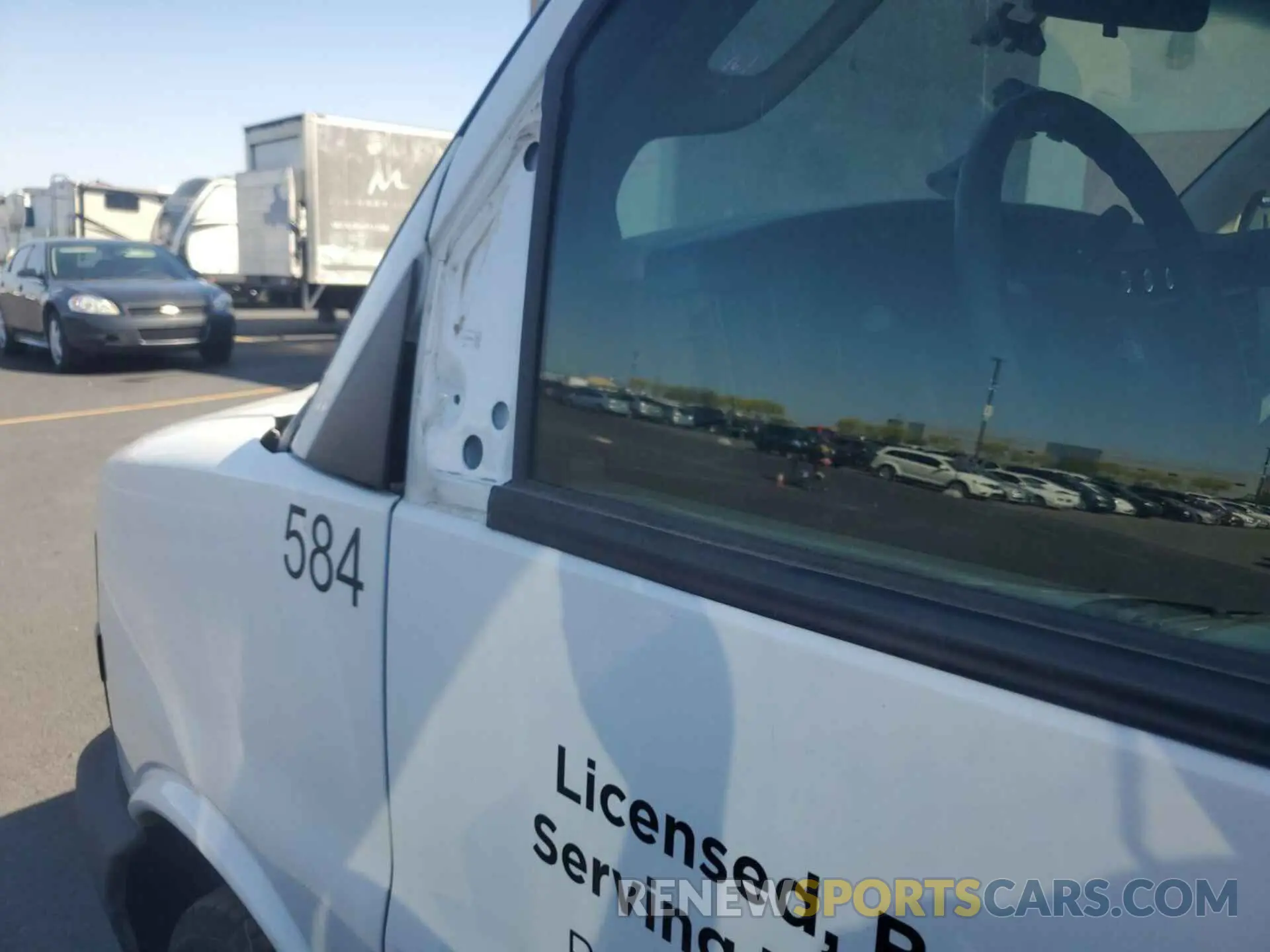 14 Photograph of a damaged car 1GCWGAFP9K1172363 CHEVROLET EXPRESS 2500 2019