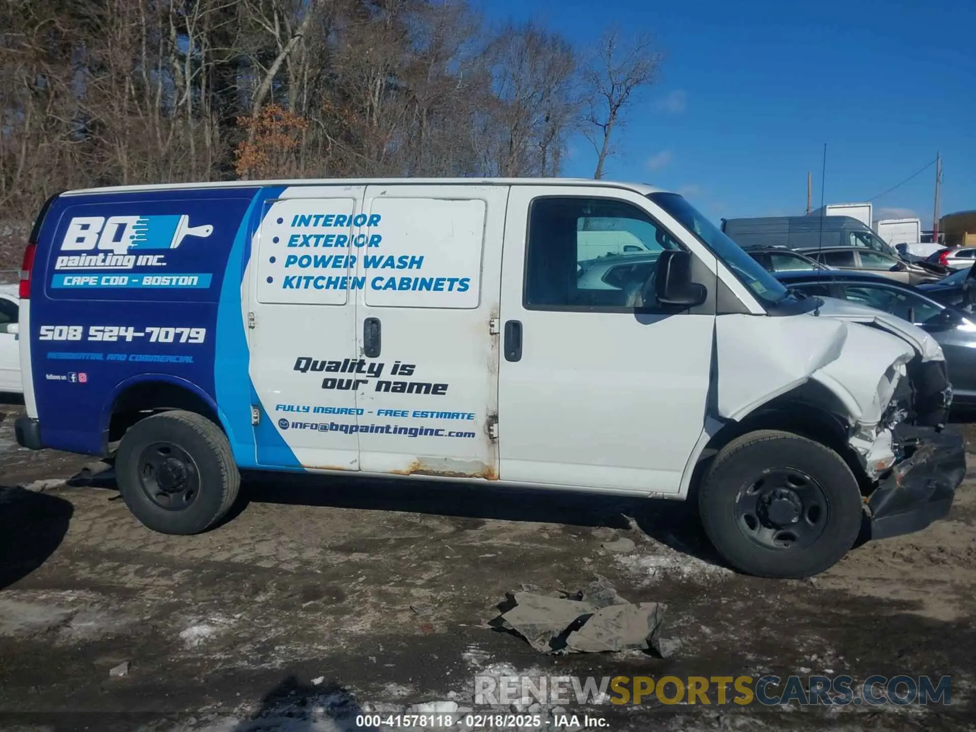 13 Photograph of a damaged car 1GCWGAFP9K1251869 CHEVROLET EXPRESS 2500 2019