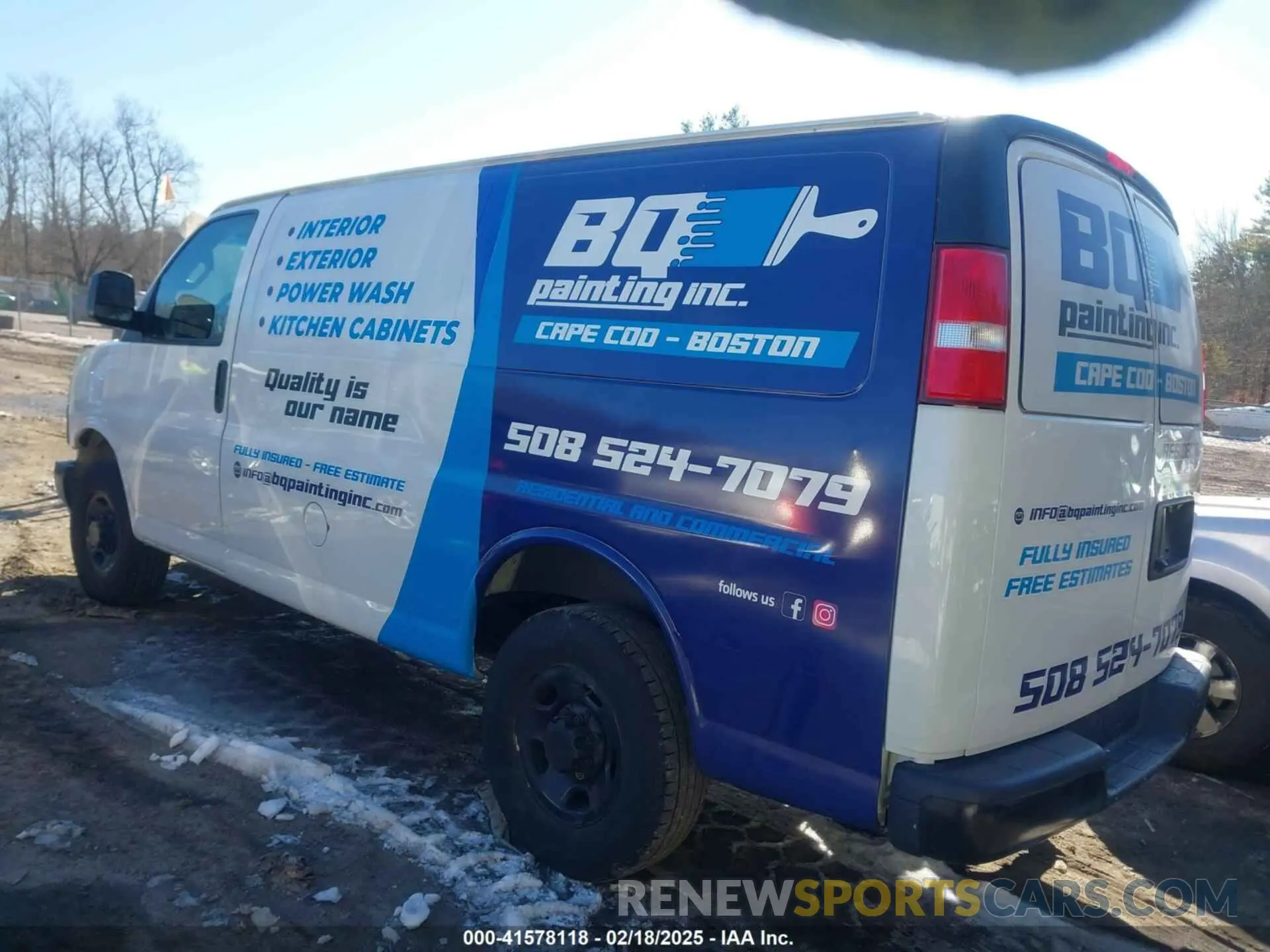 3 Photograph of a damaged car 1GCWGAFP9K1251869 CHEVROLET EXPRESS 2500 2019