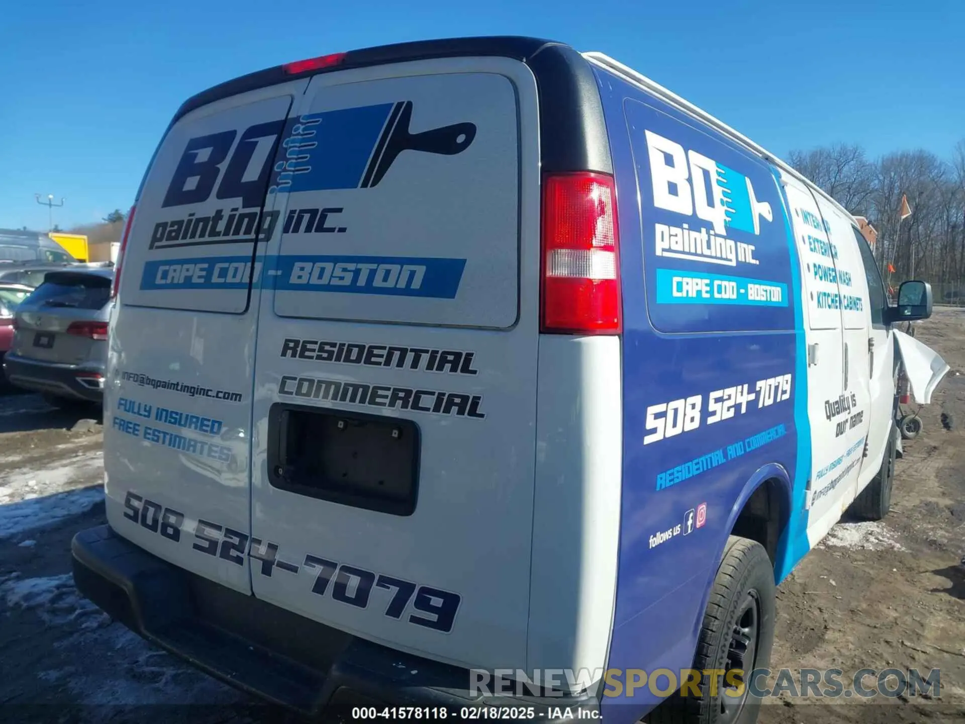 4 Photograph of a damaged car 1GCWGAFP9K1251869 CHEVROLET EXPRESS 2500 2019