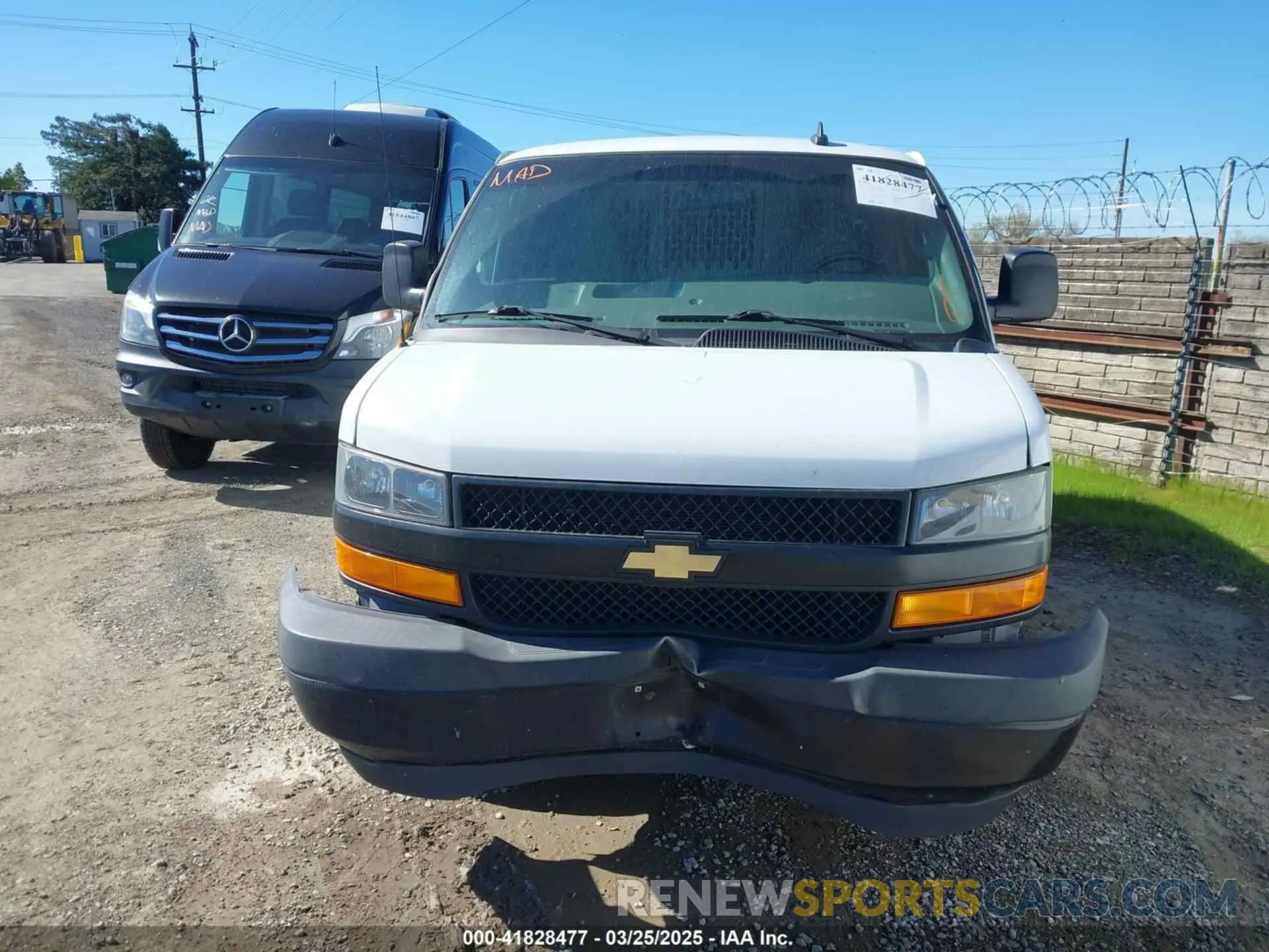 12 Photograph of a damaged car 1GCWGAFPXK1364021 CHEVROLET EXPRESS 2500 2019