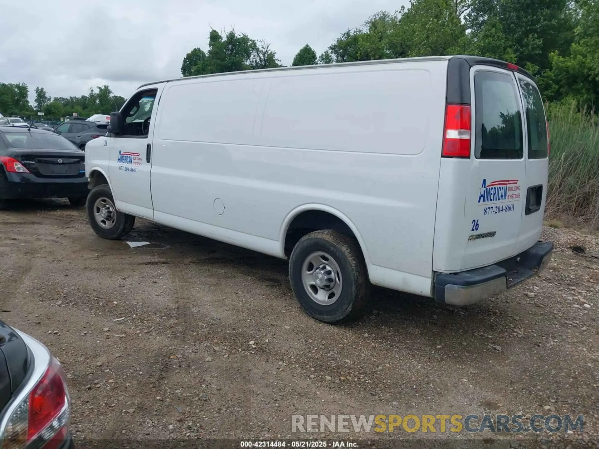 3 Photograph of a damaged car 1GCWGBFG0K1195312 CHEVROLET EXPRESS 2500 2019
