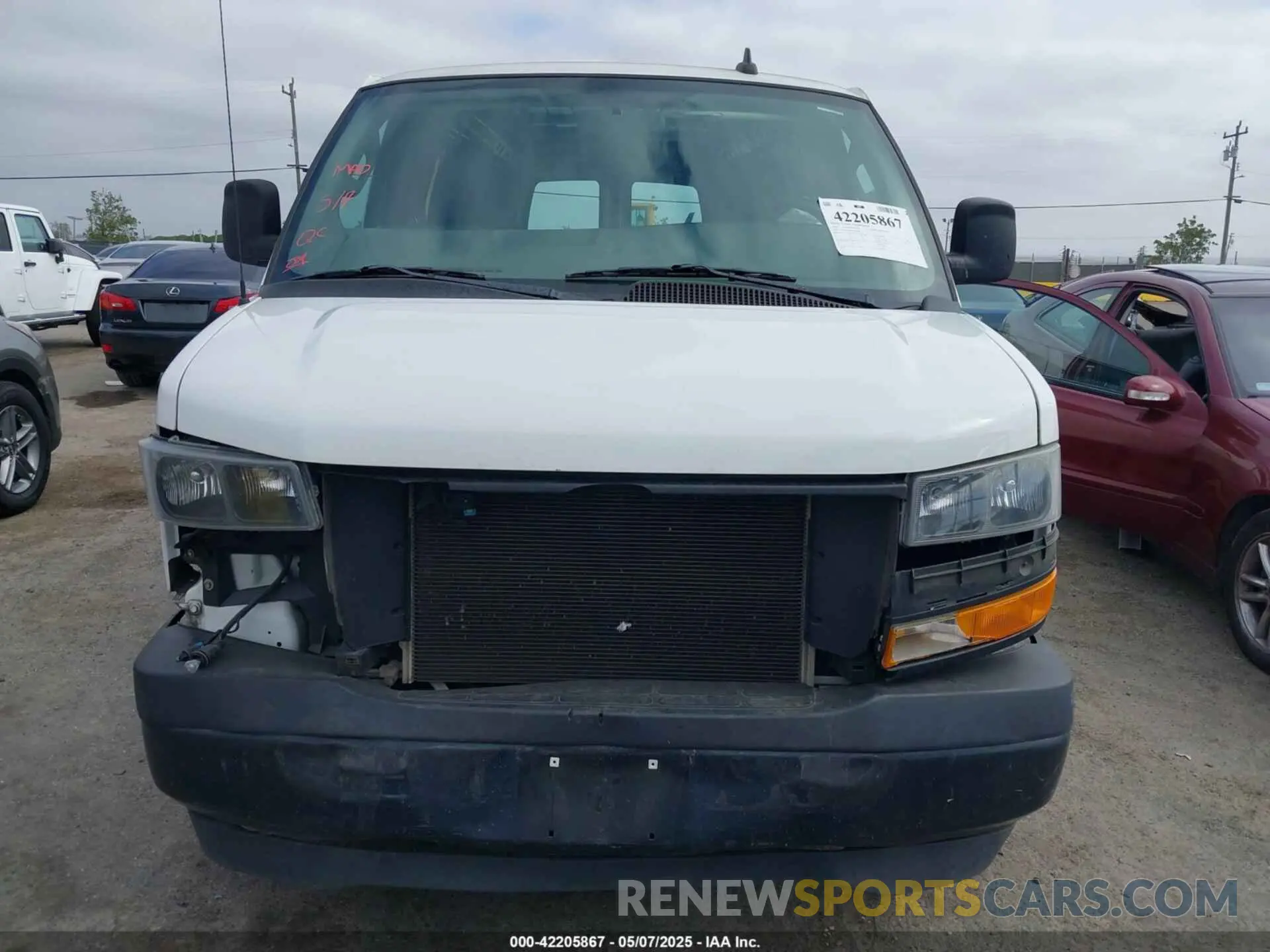 13 Photograph of a damaged car 1GCWGBFP4K1183082 CHEVROLET EXPRESS 2500 2019
