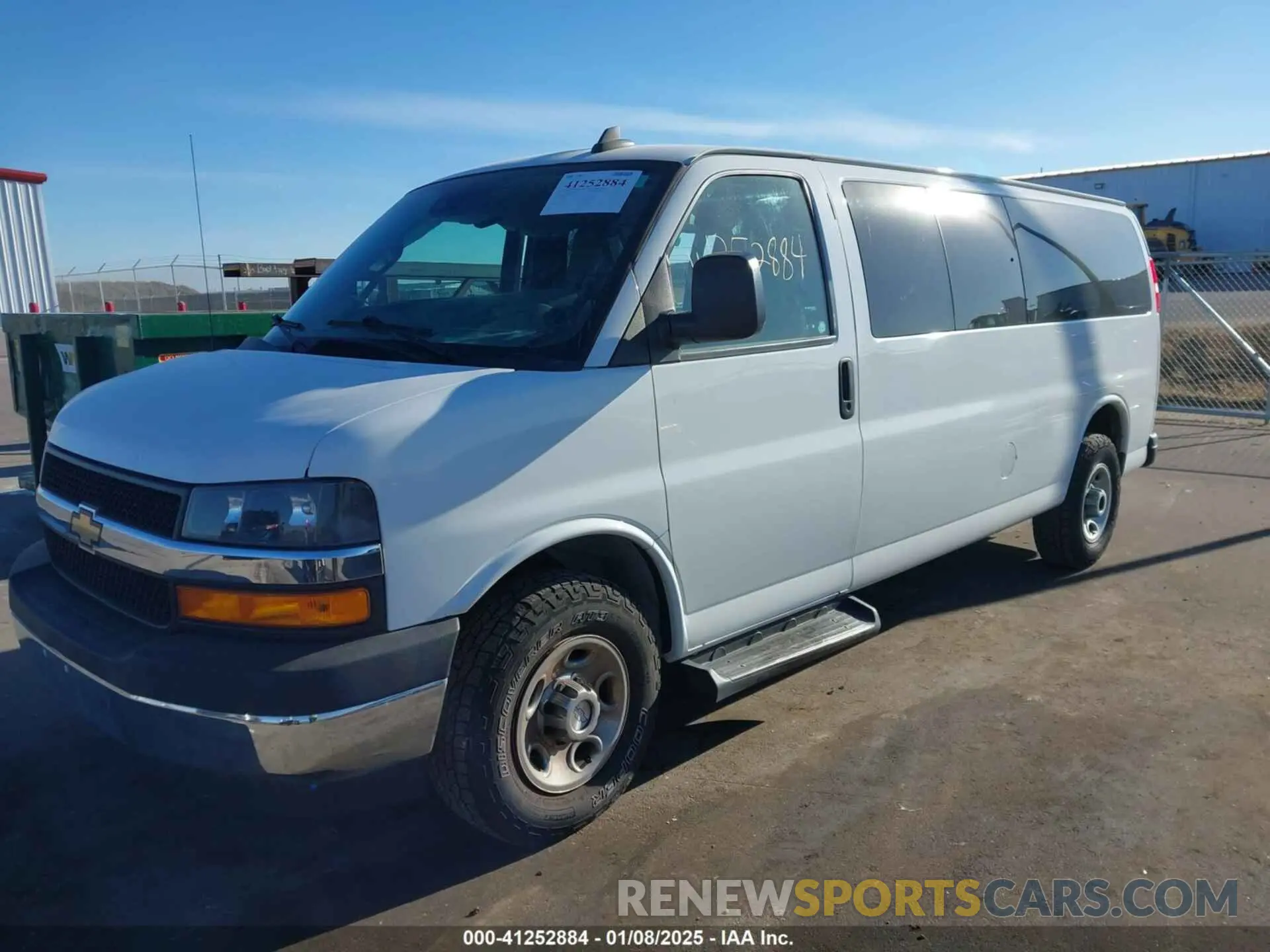 2 Photograph of a damaged car 1GAZGPFG8K1212330 CHEVROLET EXPRESS 3500 2019
