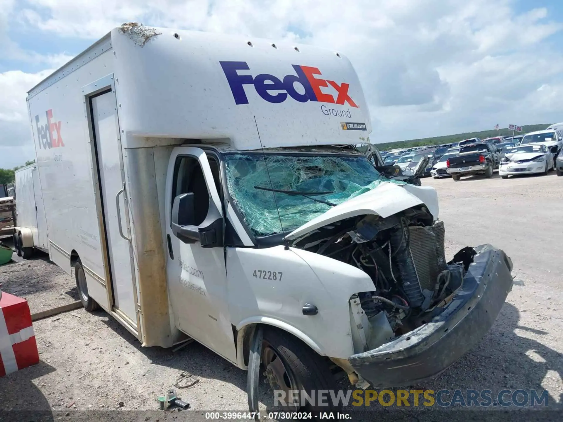 1 Photograph of a damaged car 1GB3GSC72M1256514 CHEVROLET EXPRESS 3500 2021