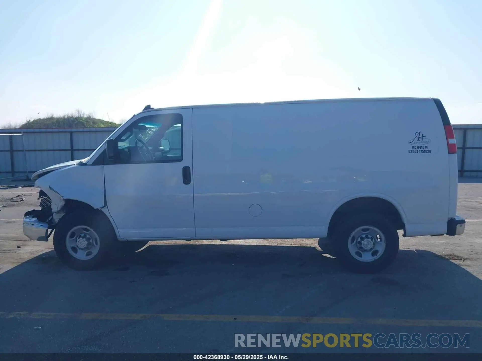 14 Photograph of a damaged car 1GCWGAFG4L1136579 CHEVROLET EXPRESS CARGO 2020