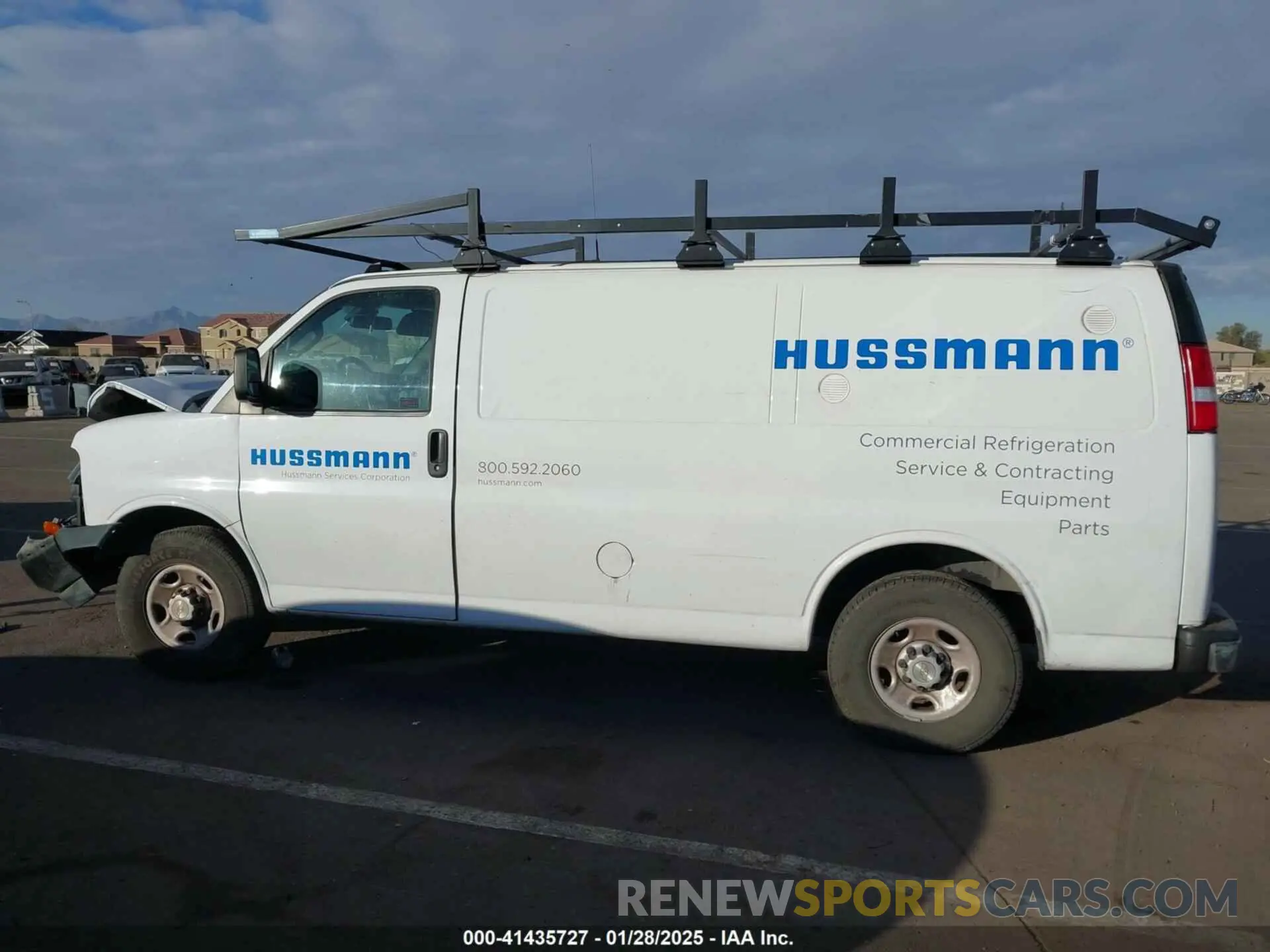 14 Photograph of a damaged car 1GCWGAFG4L1275742 CHEVROLET EXPRESS CARGO 2020