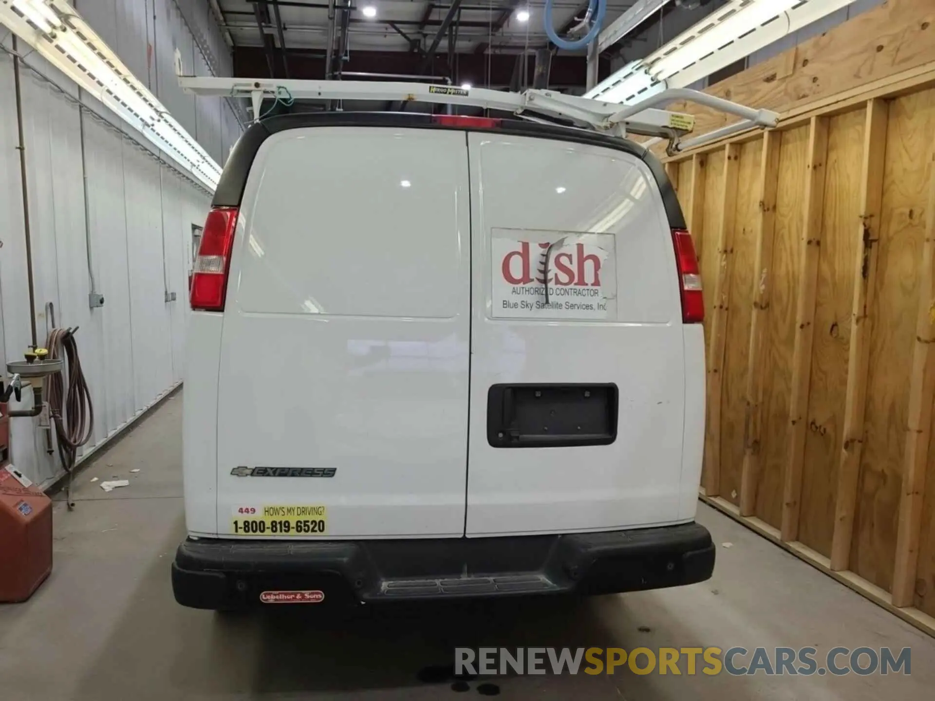 43 Photograph of a damaged car 1GCWGAFG7L1218659 CHEVROLET EXPRESS CARGO 2020